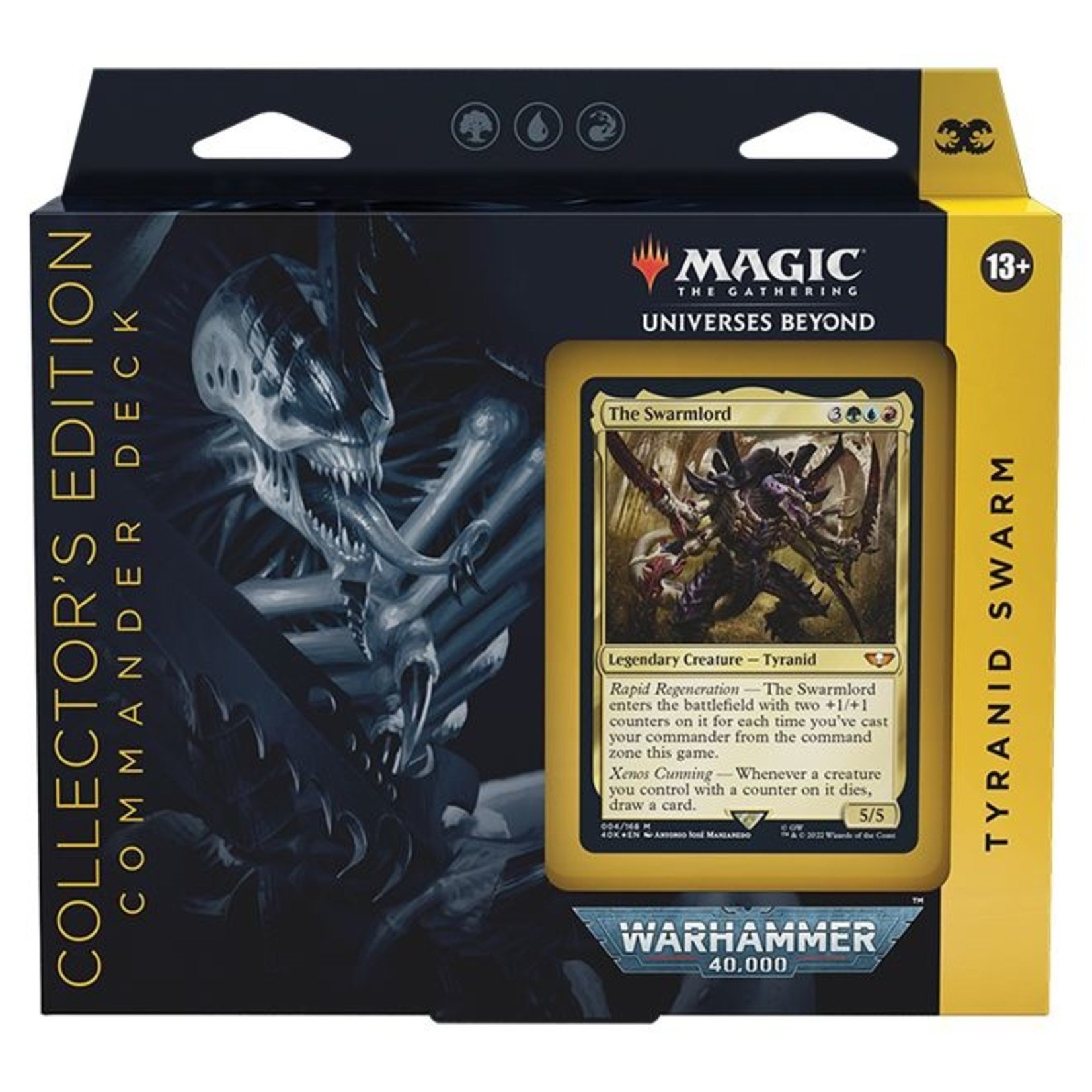 Wizards of the Coast Magic the Gathering: Warhammer 40K Commander Deck - Tyranid Swarm Collector's Edition