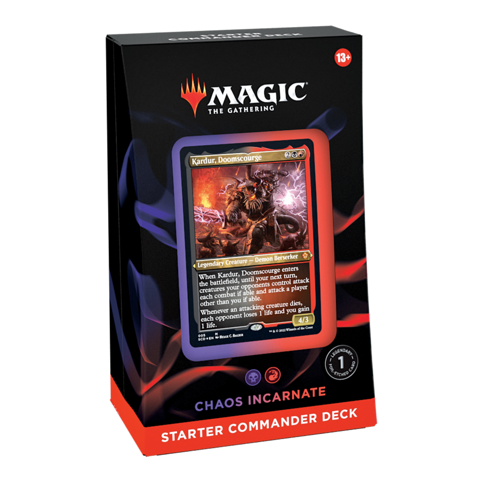 Wizards of the Coast Magic the Gathering: 2022 Commander Starter Deck - Chaos Incarnate