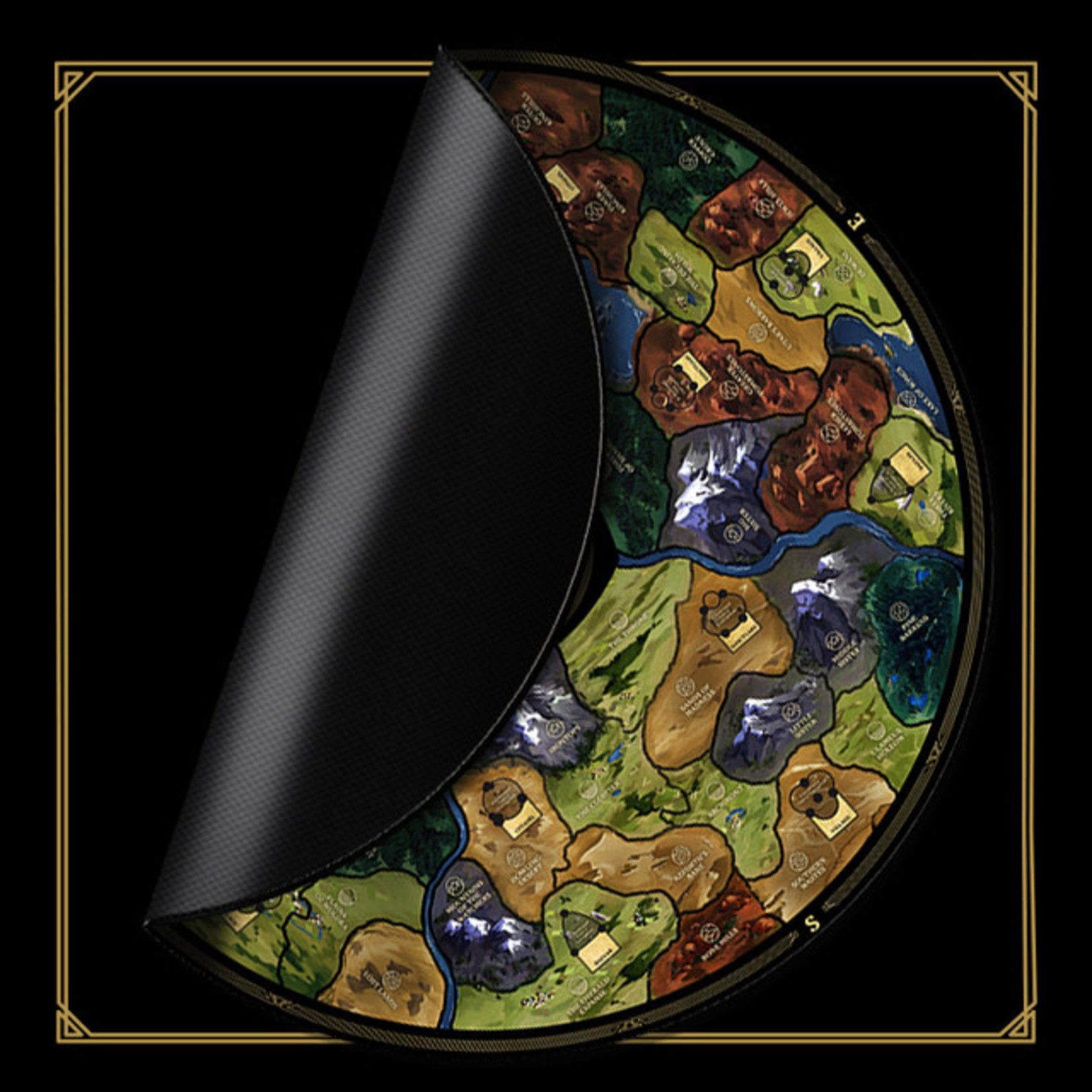 Restoration Games Return to the Dark Tower: Neoprene Playmat (Kickstarter)