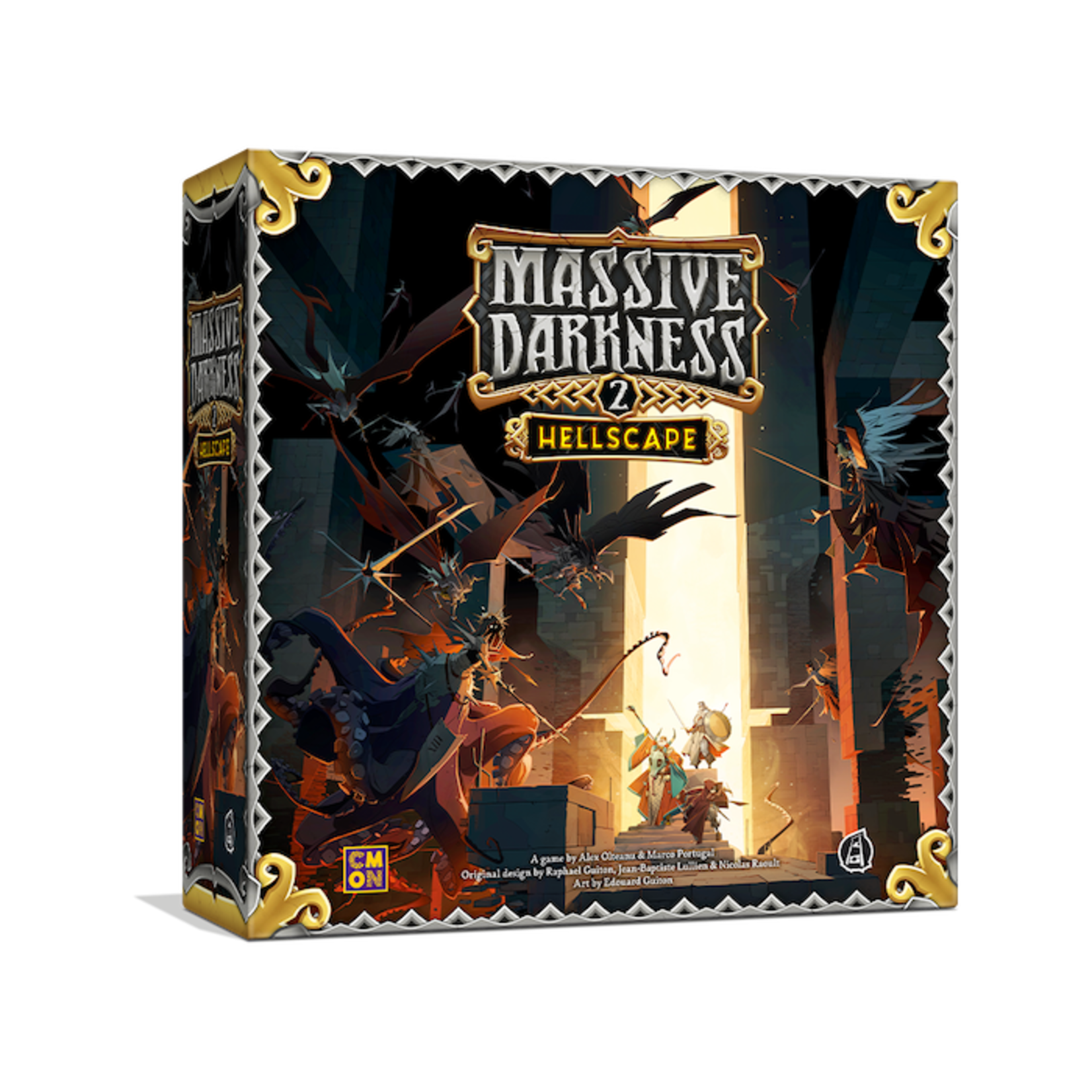 CMON Massive Darkness 2: Hellscape + 3D Accessories & Frost Dice Kickstarter Bundle