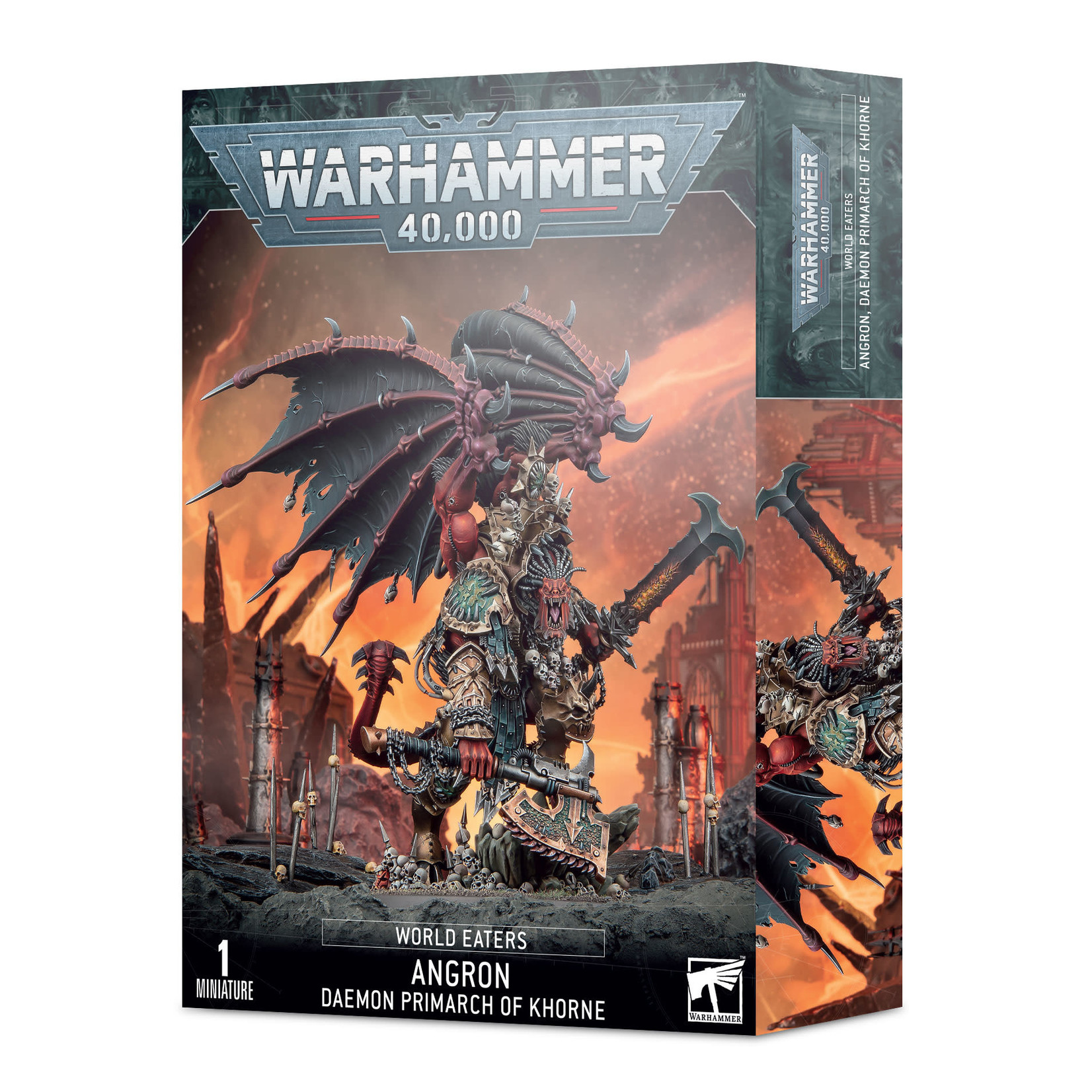 Games Workshop Warhammer 40k:  World Eaters - Angron Daemon Primarch of Korne