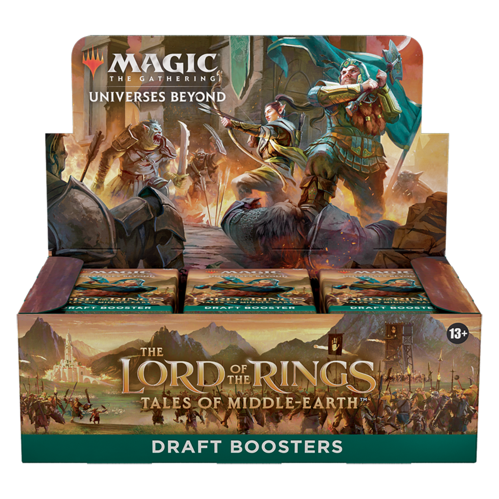 Wizards of the Coast Magic the Gathering: The Lord of the Rings: Tales of Middle-Earth™- Draft Booster Box