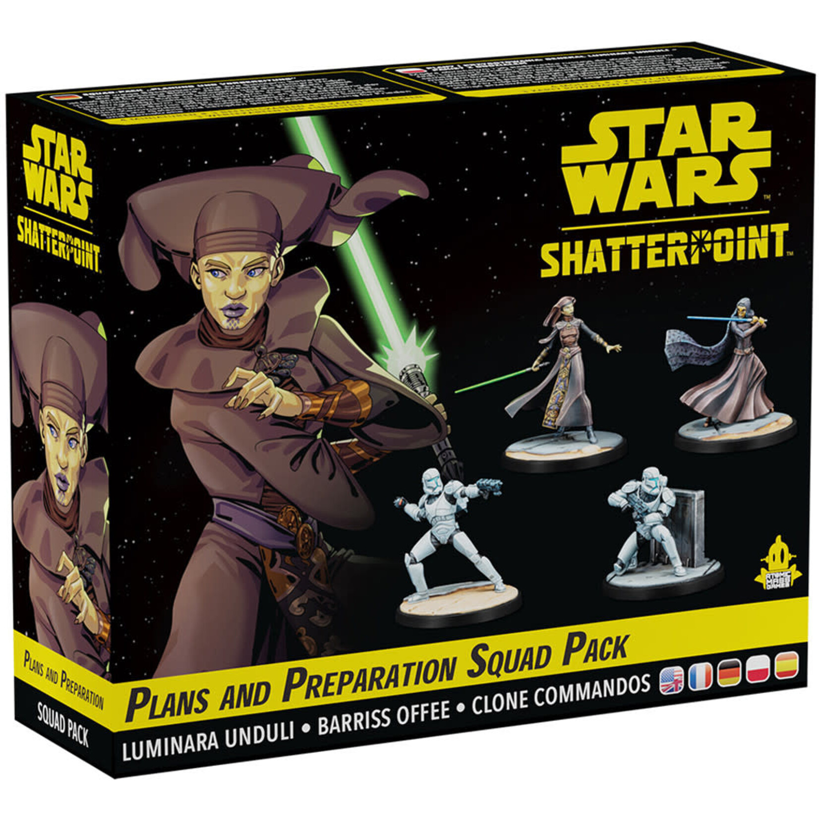 Atomic Mass Games Star Wars: Shatterpoint - Plans and Preparation: Luminara Unduli Squad Pack