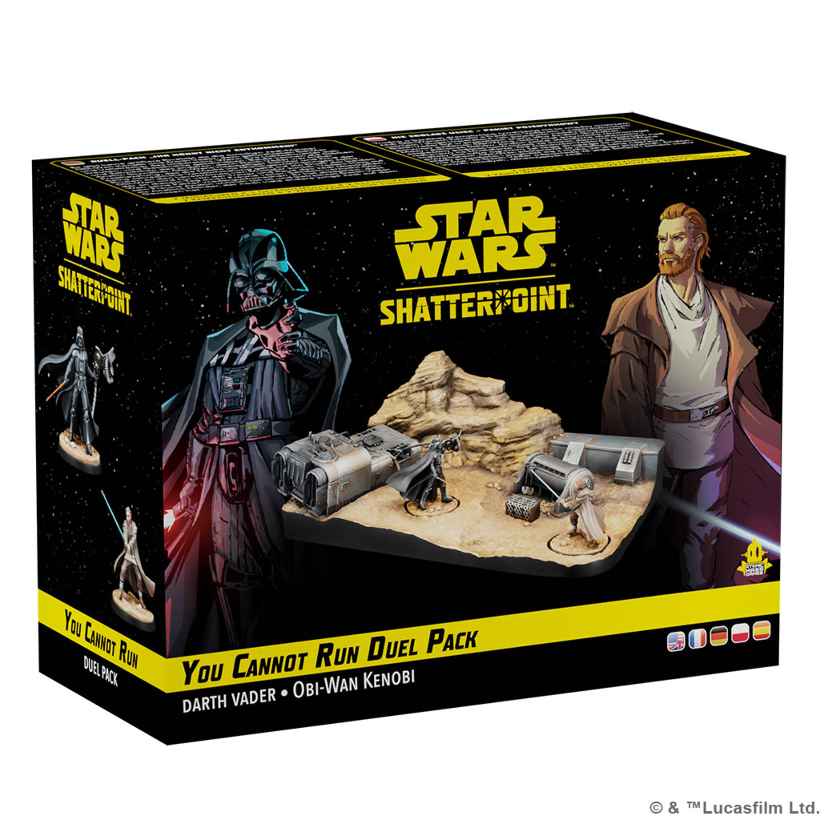 Atomic Mass Games Star Wars: Shatterpoint - You Cannot Run: Darth Vader / Obi Wan Duel Pack