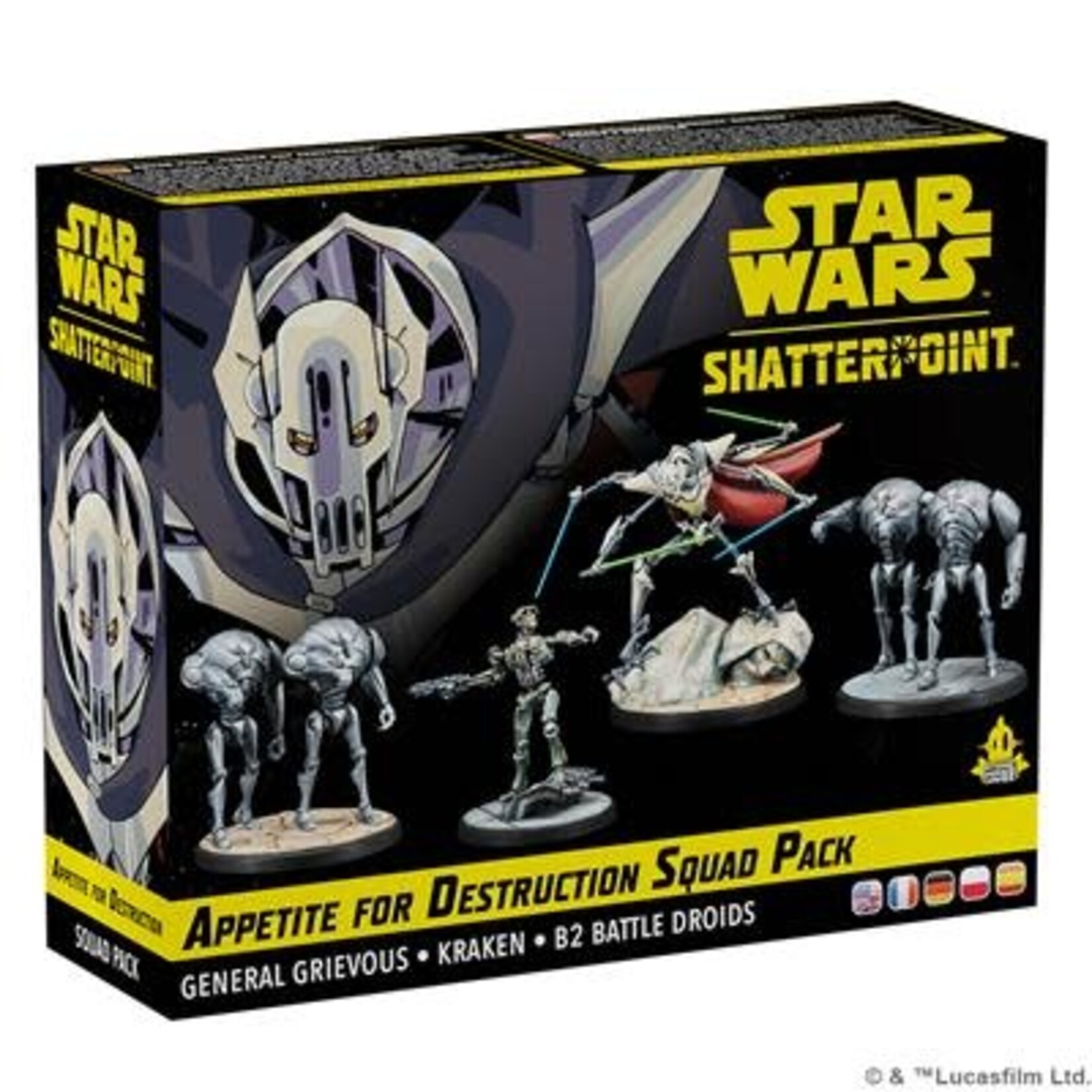 Atomic Mass Games Star Wars Shatterpoint: Appetite for Destruction Squad Pack (General Grievous)