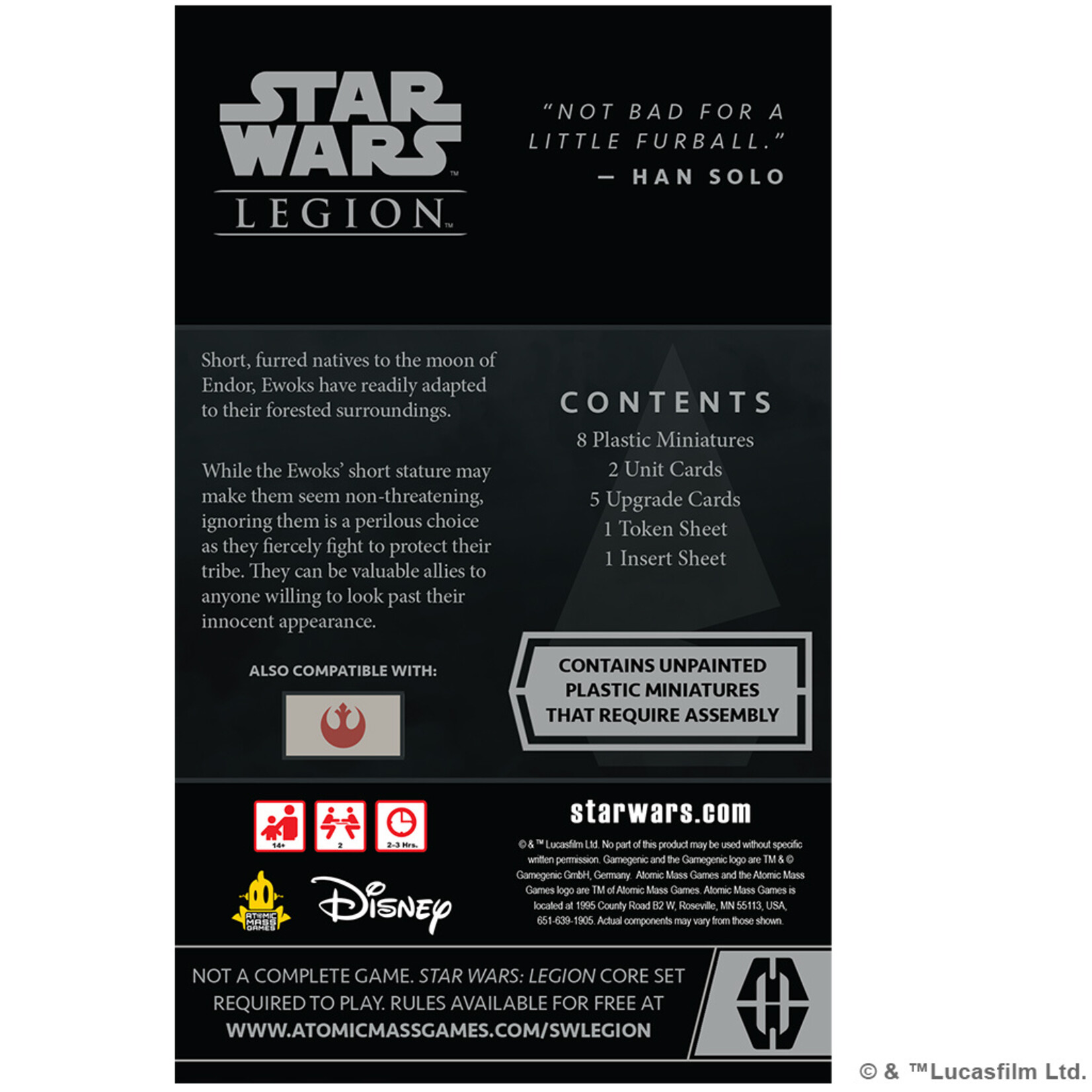 Atomic Mass Games Star Wars Legion: Mercenaries - Ewok Warriors Unit Expansion