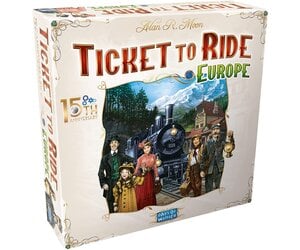 ticket to ride europe 15th anniversary card sleeves Official Art Gamegenic Ticket to Ride Europe
