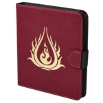 Arcane Tinman Dragon Shield RPG Spell Codex - Blood Red