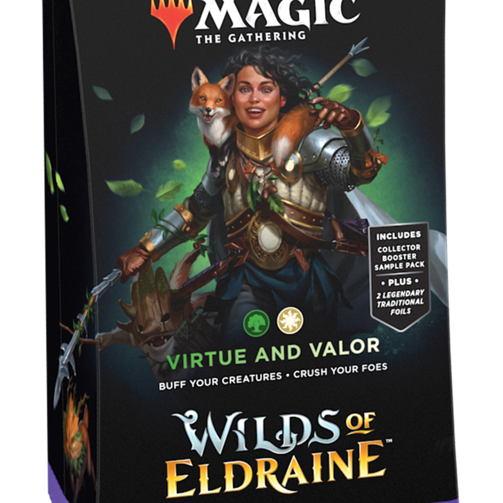 Wizards of the Coast Magic the Gathering: Wilds of Eldraine - Commander Deck: Virtue and Valor