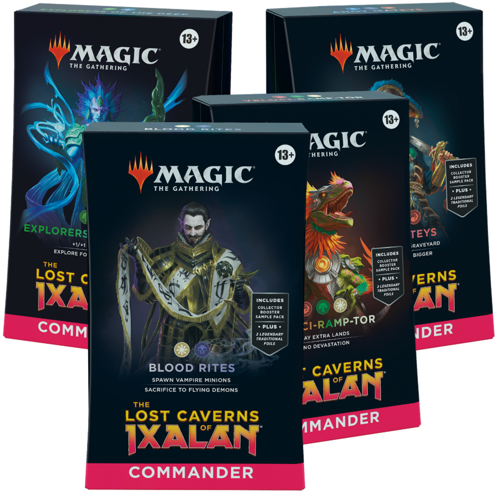 Wizards of the Coast Magic the Gathering: The Lost Caverns of Ixalan - Commander Decks Set of 4