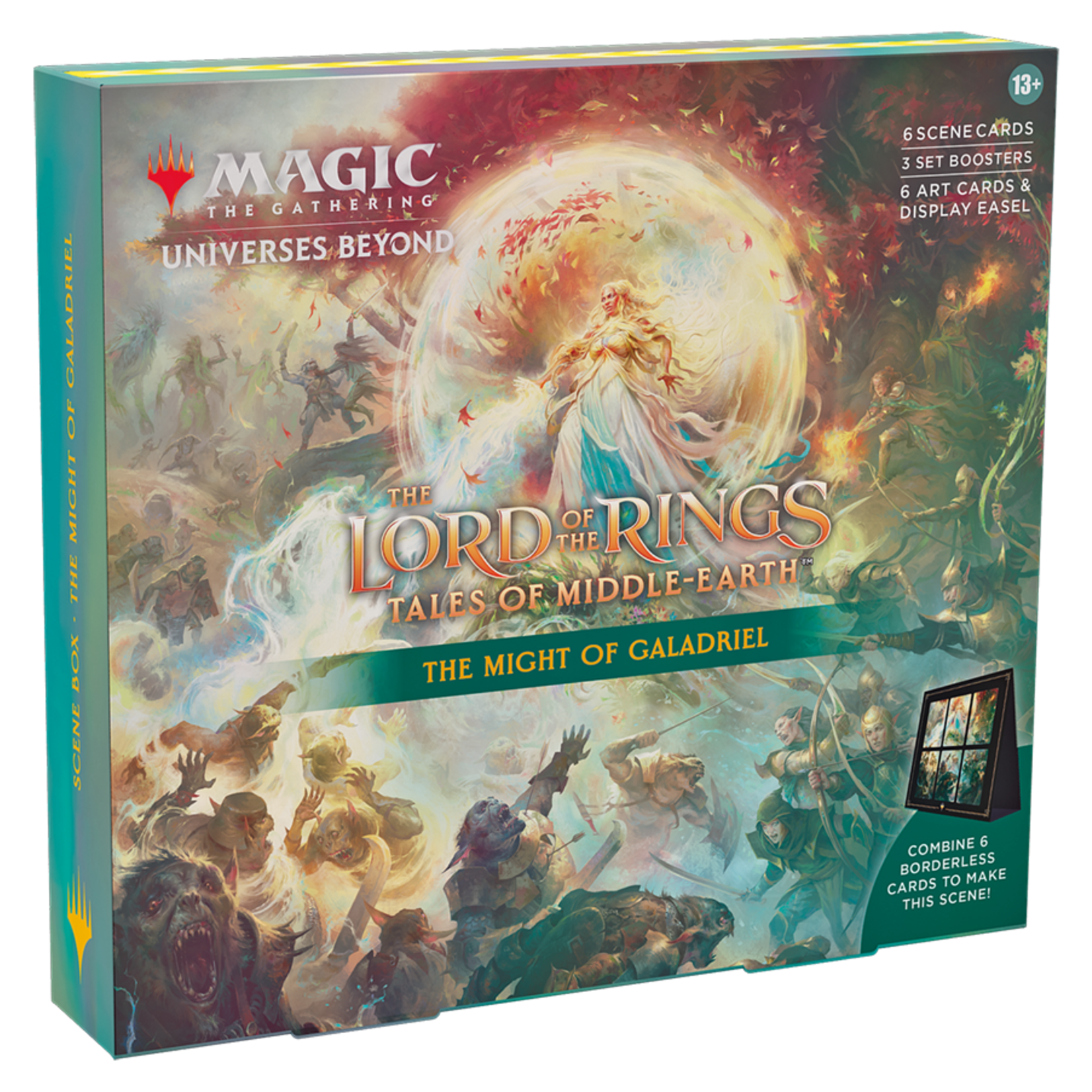 Wizards of the Coast Magic the Gathering: The Lord of the Rings: Tales of Middle-Earth™- Scene Box - The Might of Galadriel