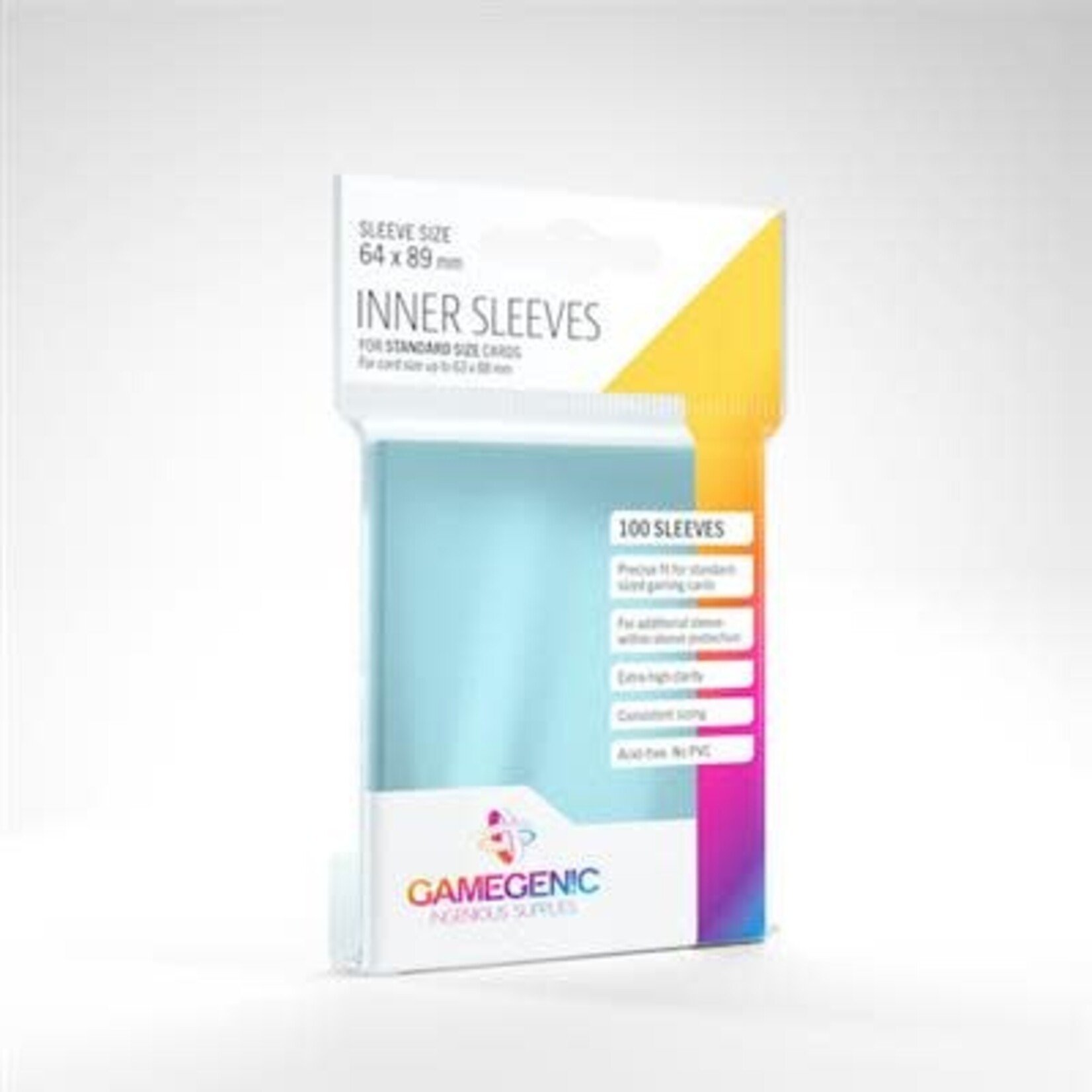Gamegenic Gamegenic Sleeves: Inner Sleeves - 100 count (64x89mm)