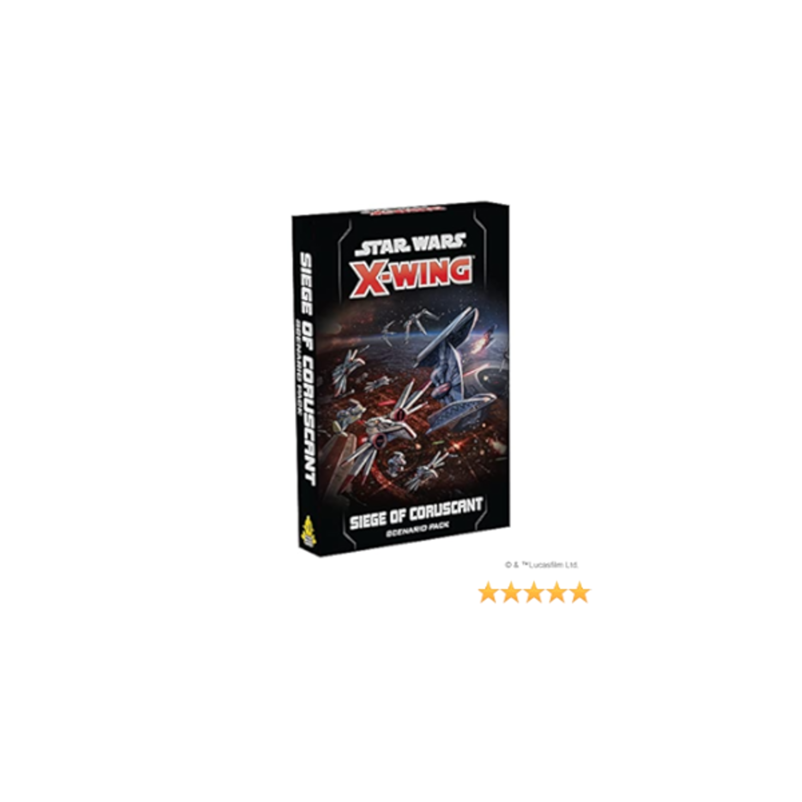 Atomic Mass Games Star Wars: X-Wing 2nd Ed - Siege of Coruscant Scenario Pack