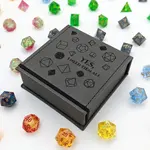 NTSD Gaming Vegan Leather Dice Box Small - Yes, I Need Them All - D&D : Grey