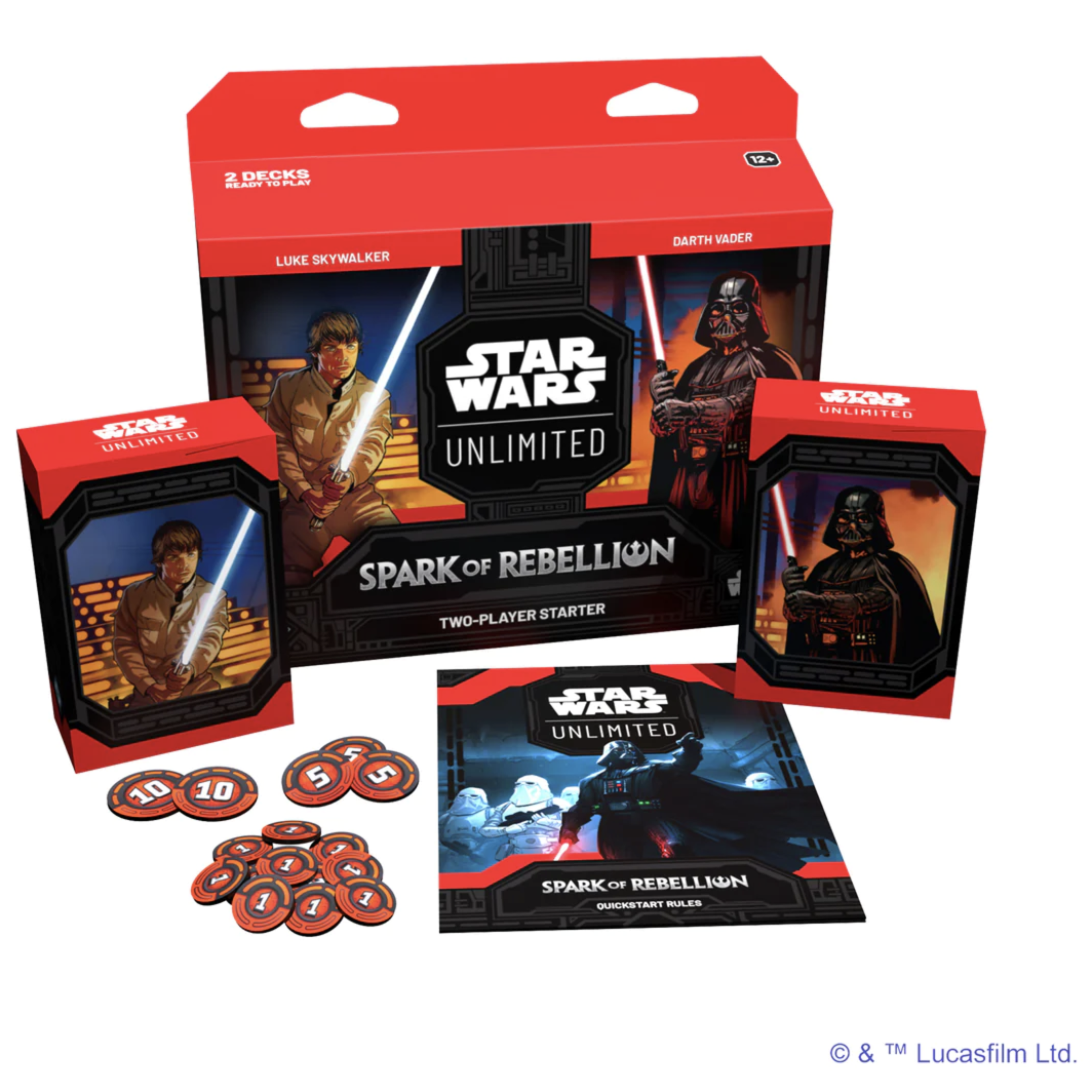 Fantasy Flight Games Star Wars Unlimited TCG: Spark of Rebellion 2-player Starter Kit