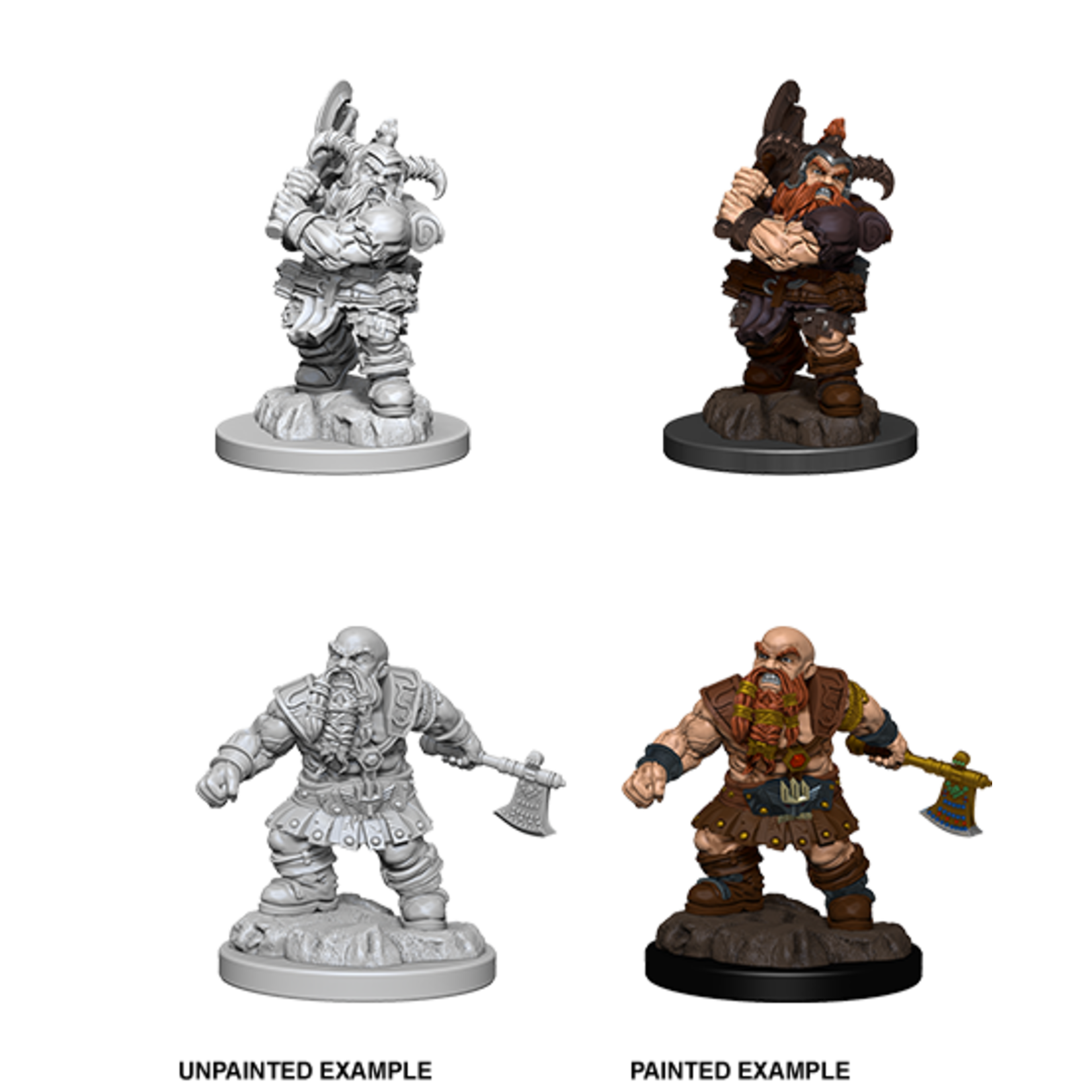 WizKids D&D Nolzur's Marvelous Miniatures: Dwarf Male Barbarian (W6)