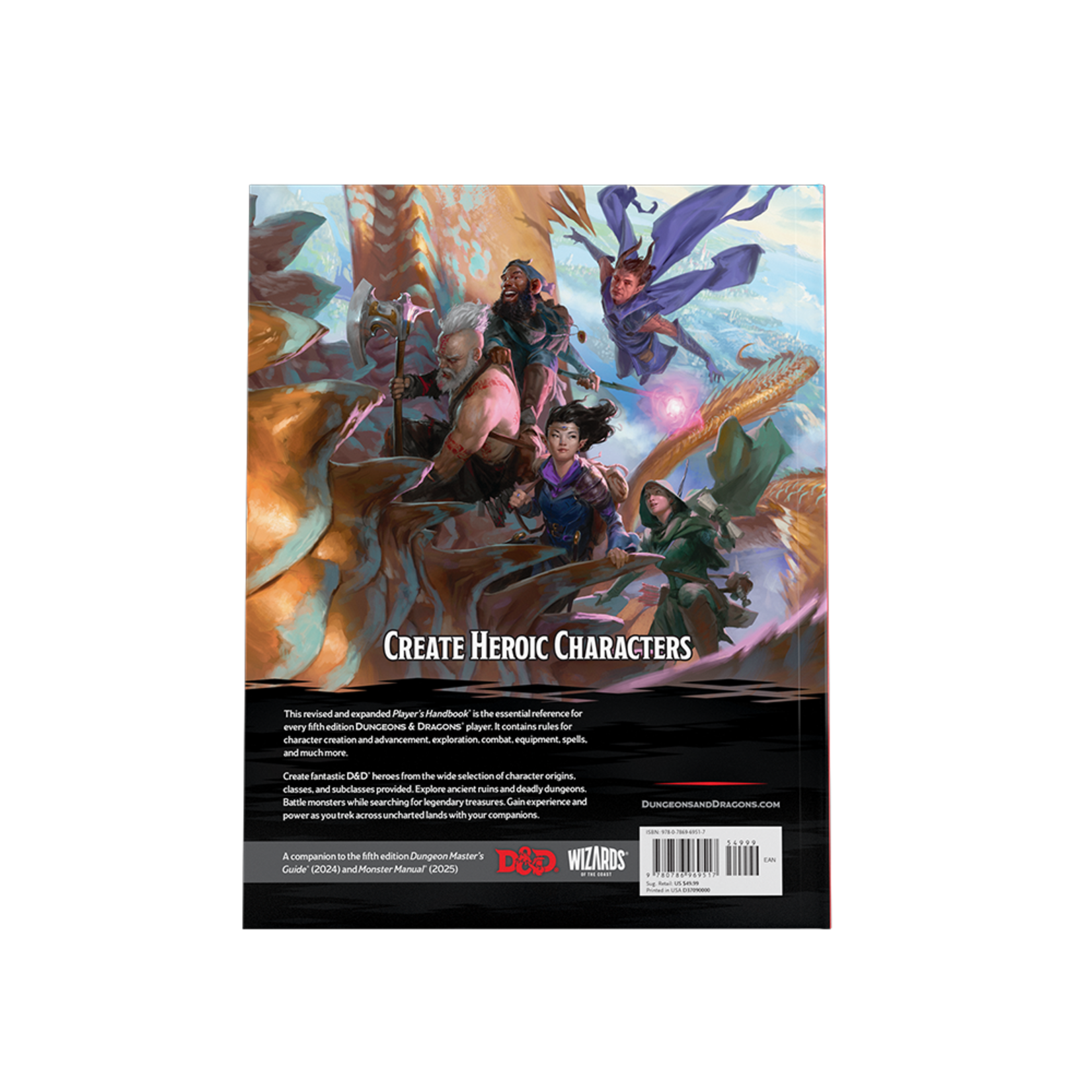 Wizards of the Coast Dungeons & Dragons (2024 Edition): Player's Handbook