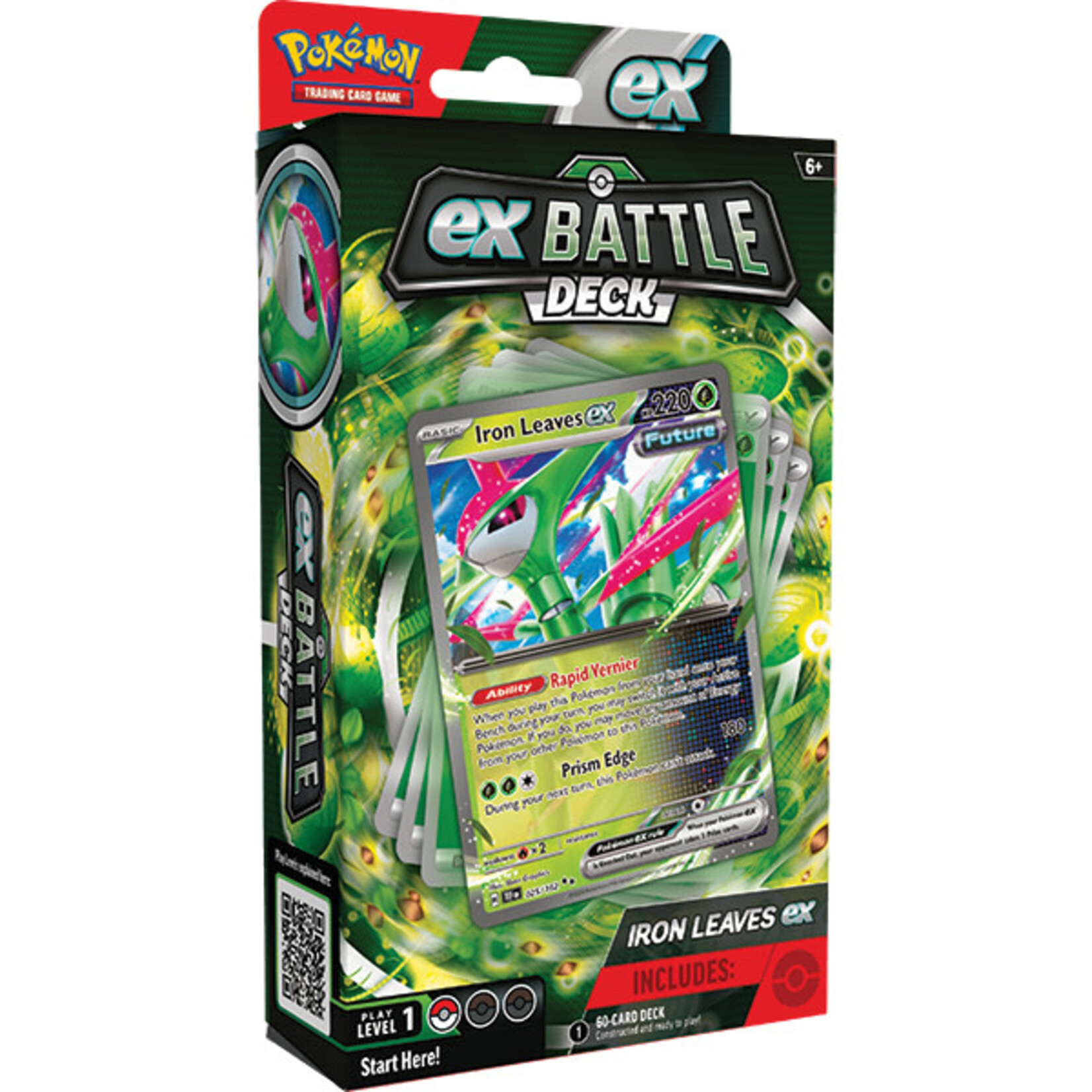 Pokemon International Pokemon Trading Card Game: EX Battle Deck (Tapu Koko EX or Iron Leaves EX)