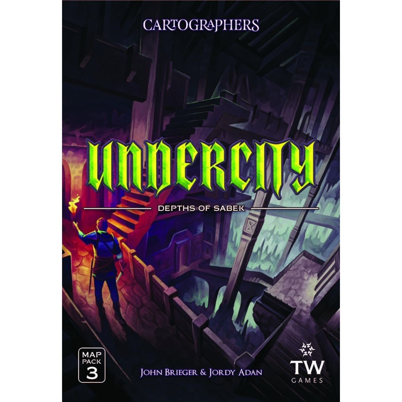 Thunderworks Games Cartographers Map Pack 3 - Undercity