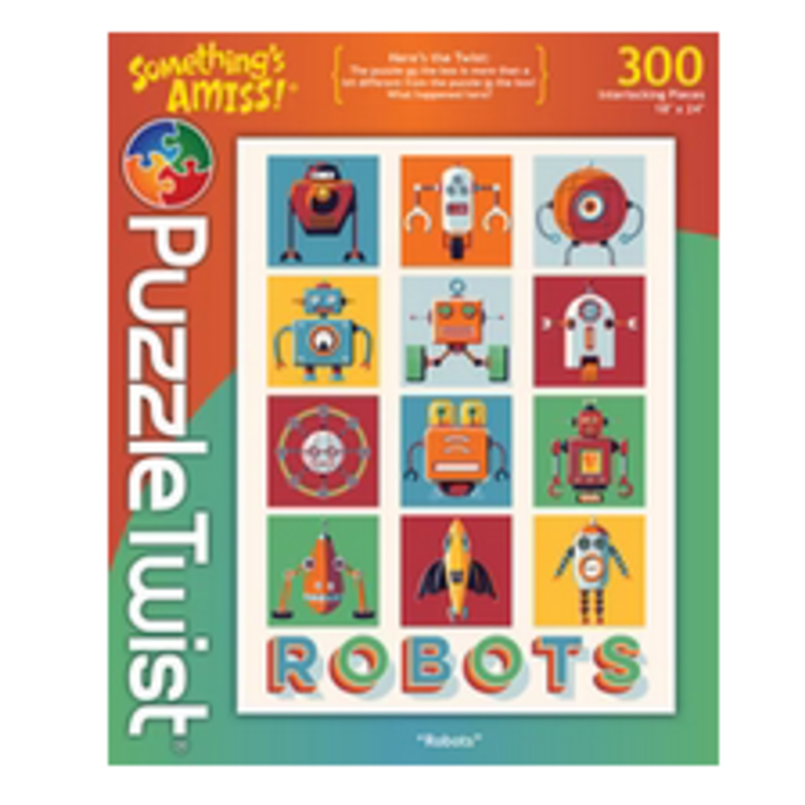 Puzzle Twist Puzzle Twist - 300 Piece Puzzle: ROBOTS