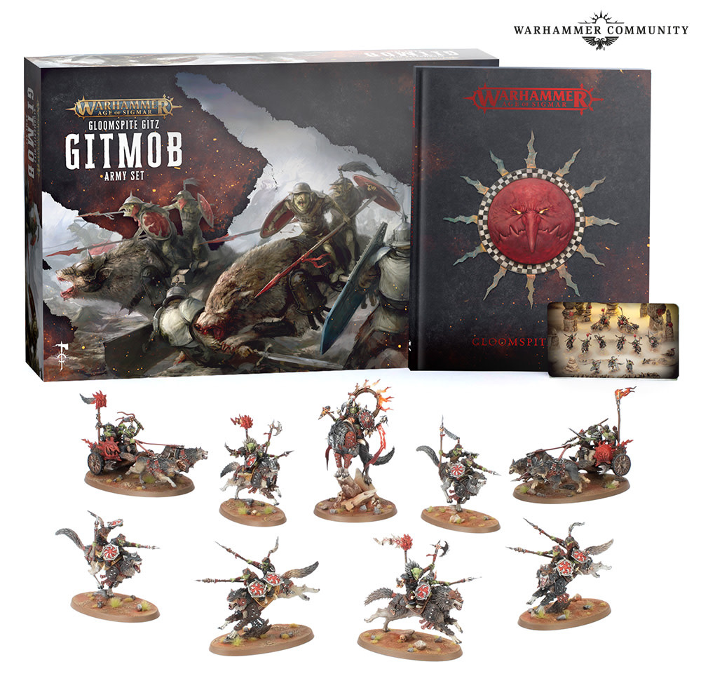 アスモデウスセット Warhammer Age of Sigmar: Gloomspite Gitz - Solar / Gitmob Army Box