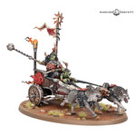 Games Workshop Warhammer Age of Sigmar: Gloomspite Gitz - Snarlboss / Frazzlegit Shaman on War-Wheela