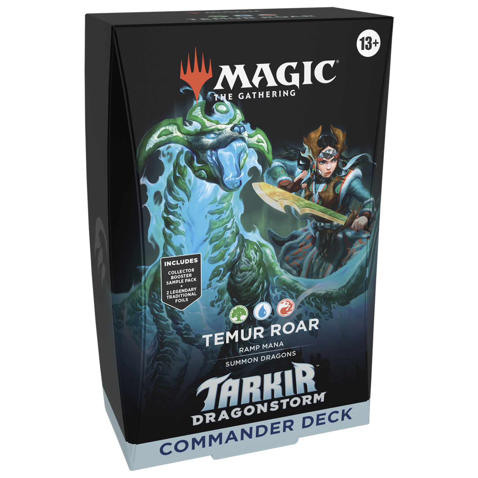 Wizards of the Coast Magic the Gathering: Tarkir: Dragonstorm - Commander Deck: Temur Roar
