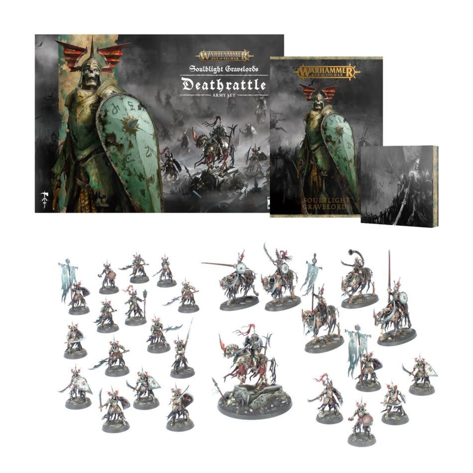 Games Workshop Warhammer Age of Sigmar: Soulblight Gravelords - Deathrattle Barrow Kingdoms Army Set