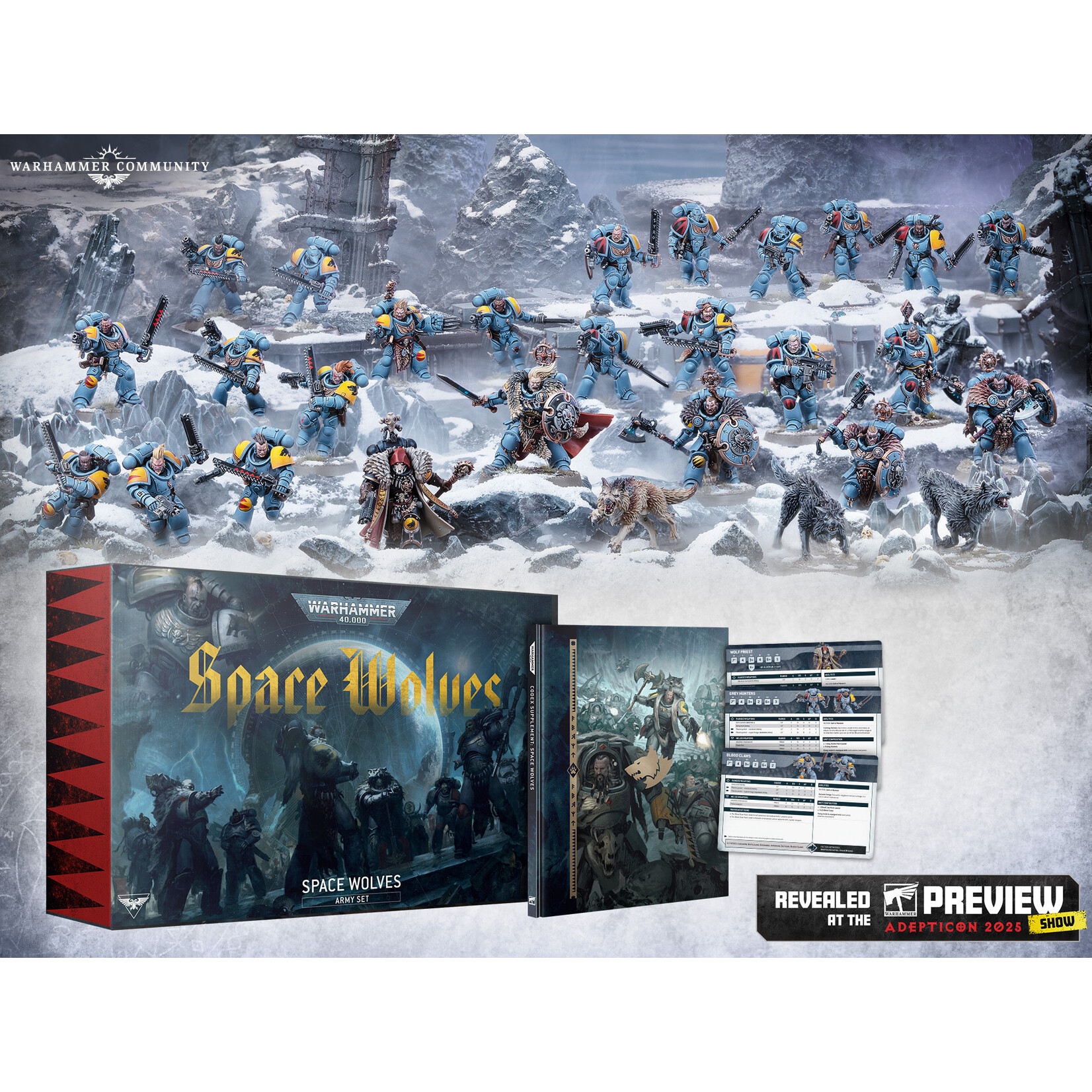 Games Workshop Warhammer 40k: Space Wolves - Army Box