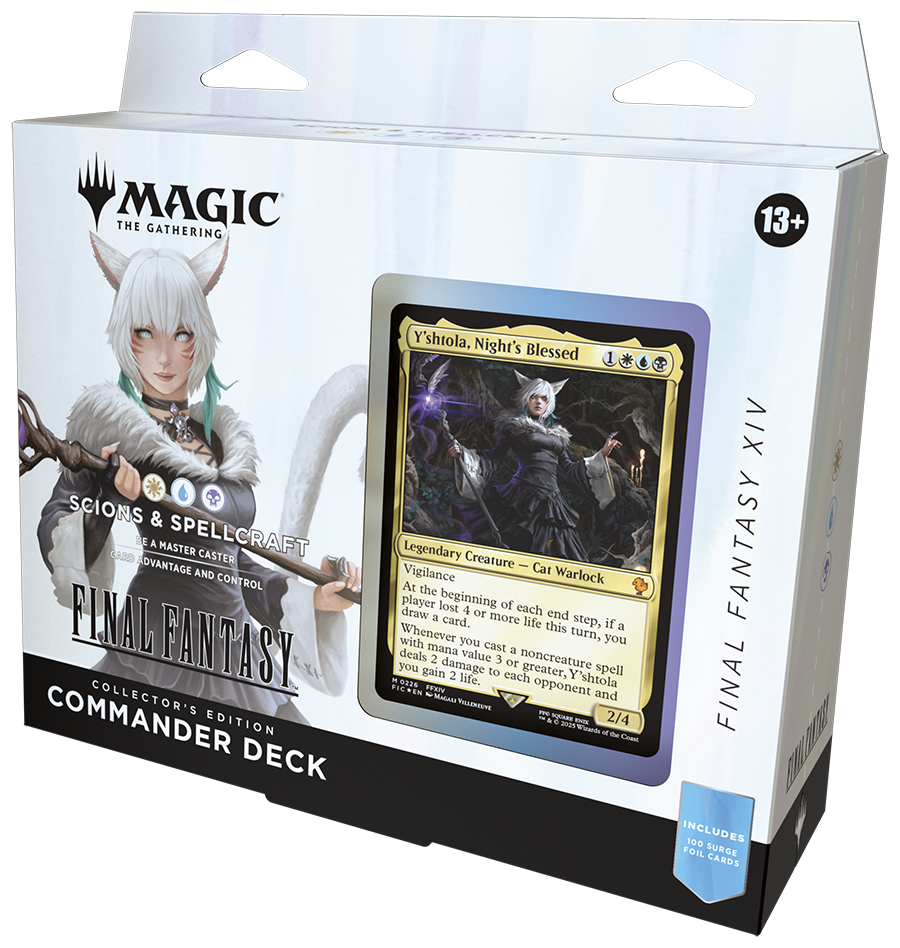 Wizards of the Coast Magic the Gathering: Universes Beyond- Final Fantasy -  Collector Commander Deck: Scions & Spellcraft