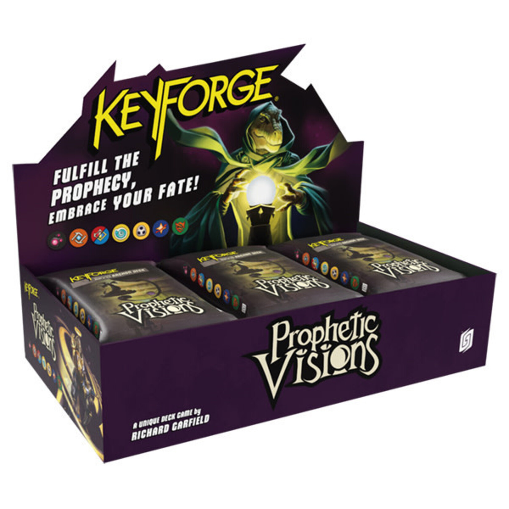 Ghost Galaxy KeyForge: Prophetic Visions Deck Display