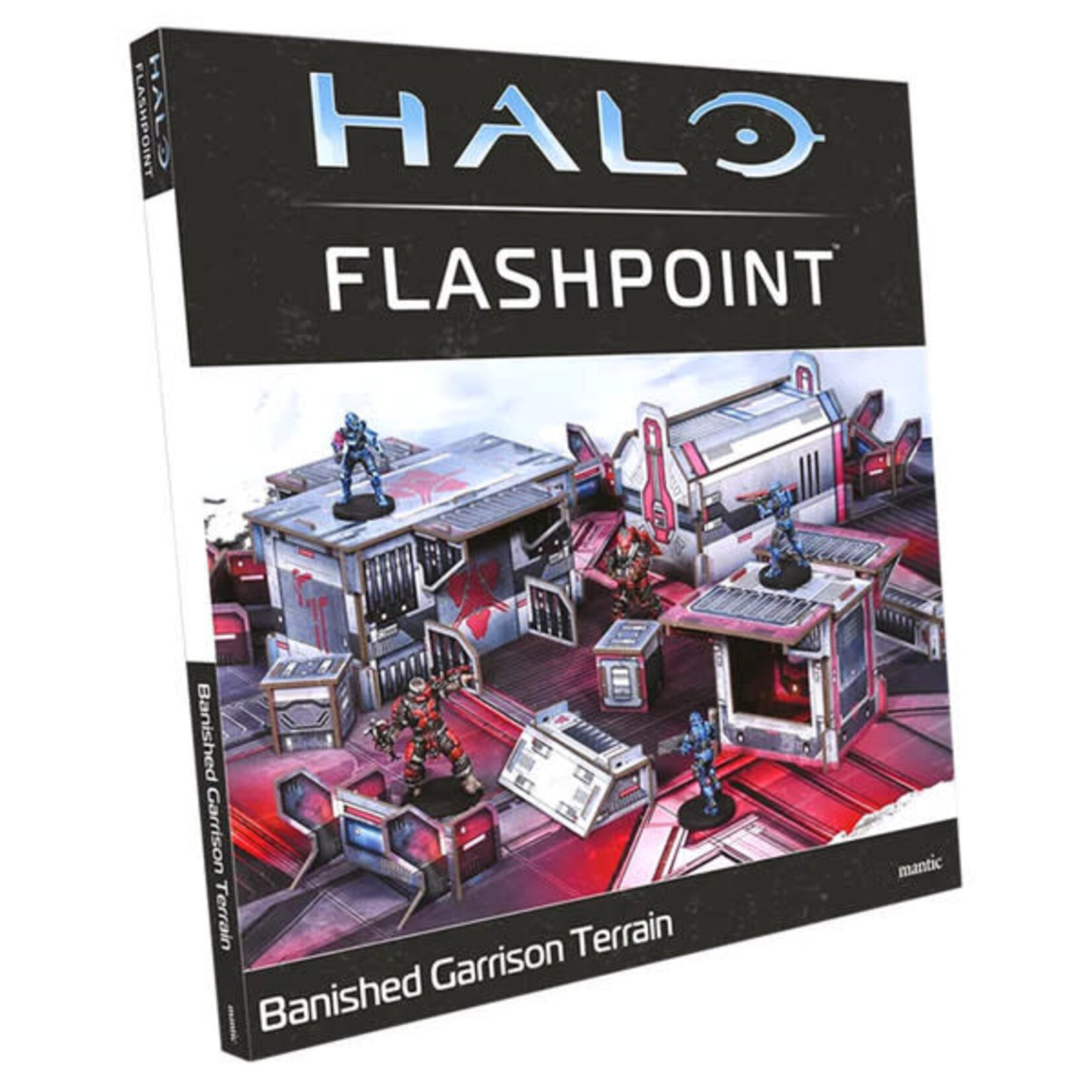 Mantic Games Halo Flashpoint: Banished Garrison Cardboard Terrain Set