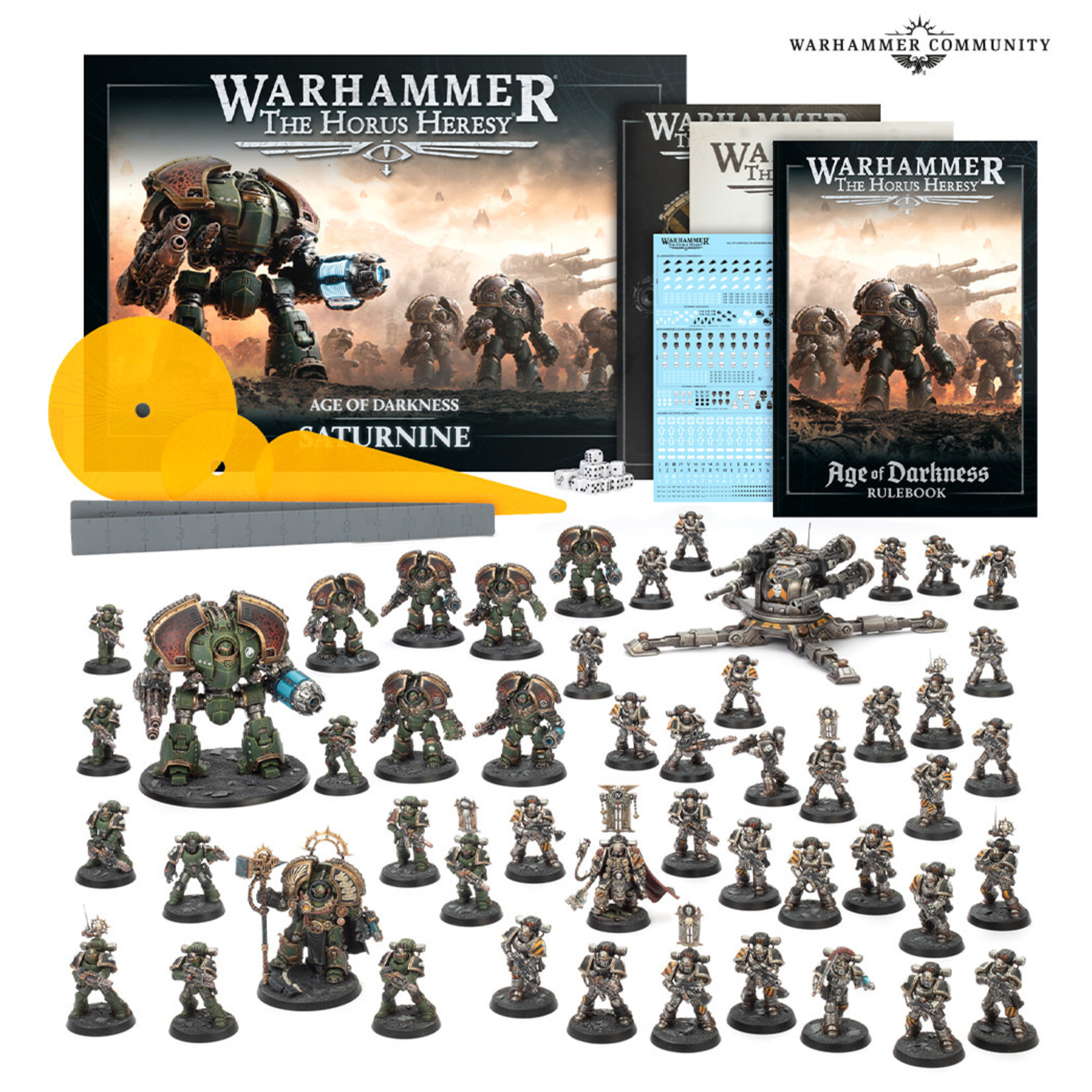 Games Workshop Warhammer 40k The Horus Heresy: Saturnine 3rd edition Launch Box