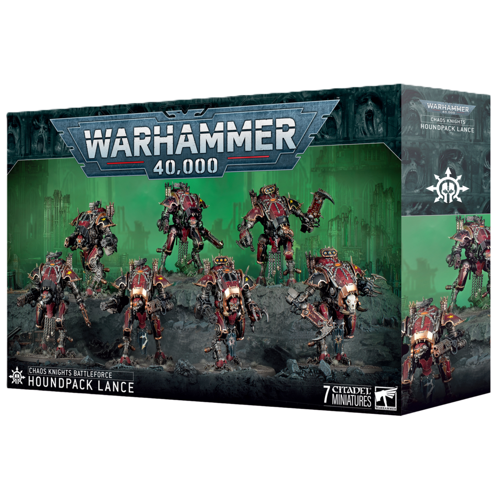 Games Workshop Warhammer 40k: Chaos Knights - Houndpack Lance Battleforce (2025)