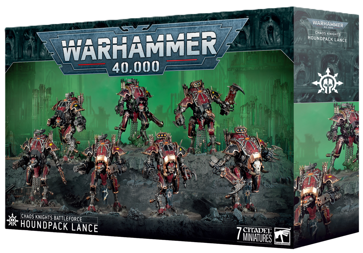 WarhammerChaos Knight's Battleforce新品未開封 Chaos Knights Battleforce Houndpack Lance - Warhammer 40k