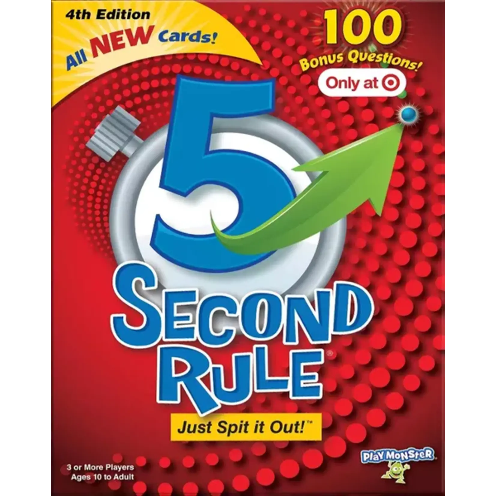 Playmonster 5 Second Rule 4th Edition Card Game