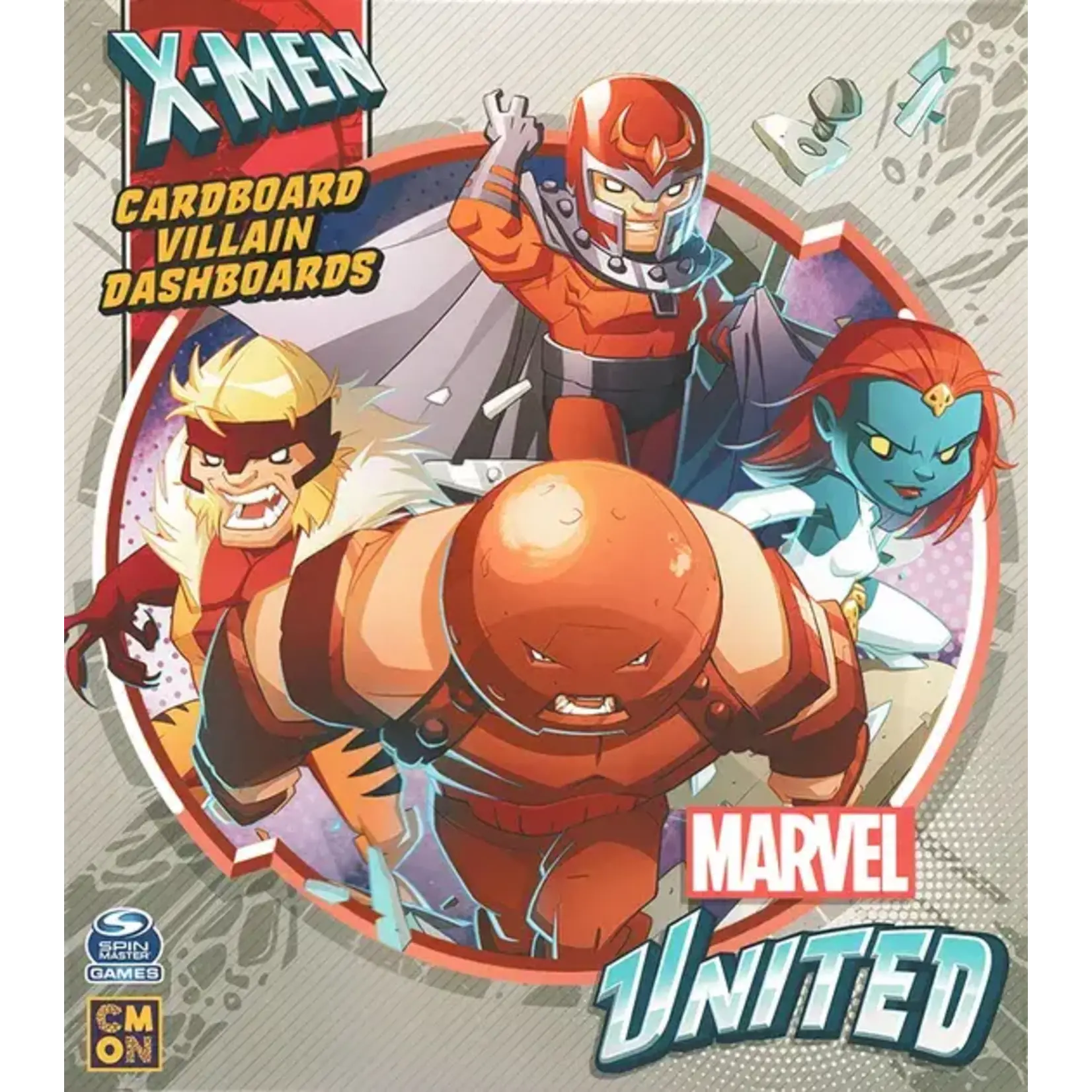 CMON Marvel United: X-Men - Cardboard Villain Dashboards