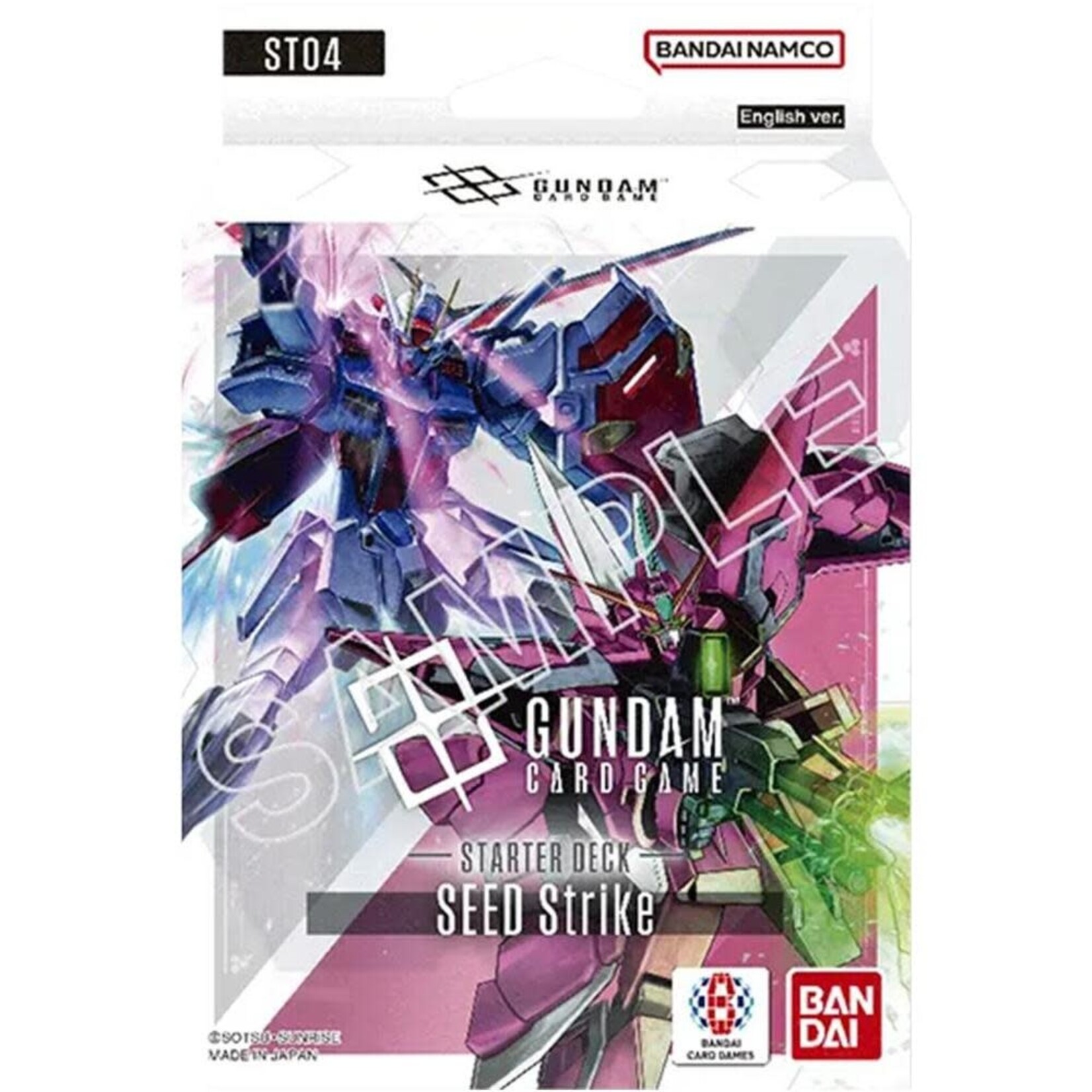 Bandai !Gundam Trading Card Game: Starter Deck 04 (ST04) - SEED Strike