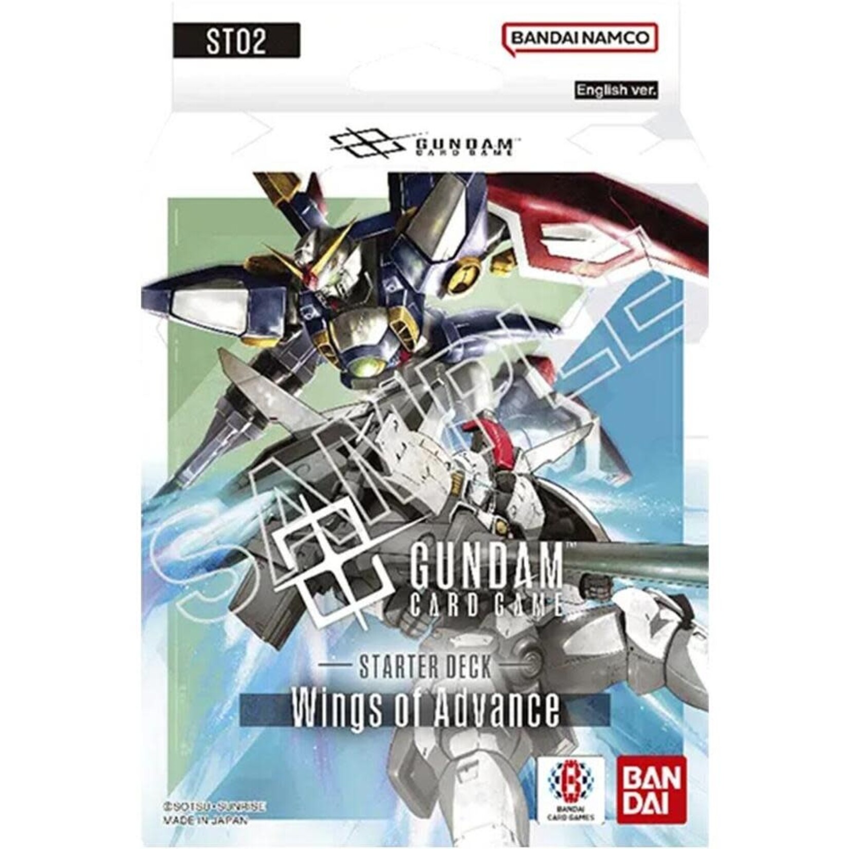 Bandai !Gundam Trading Card Game: Starter Deck 02 (ST02) - Wings of Advance