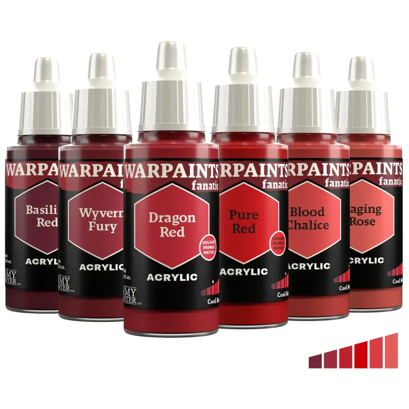 The Army Painter The Army Painter: Warpaint Fanatic - Flexible Triad Bundle: Cool Reds