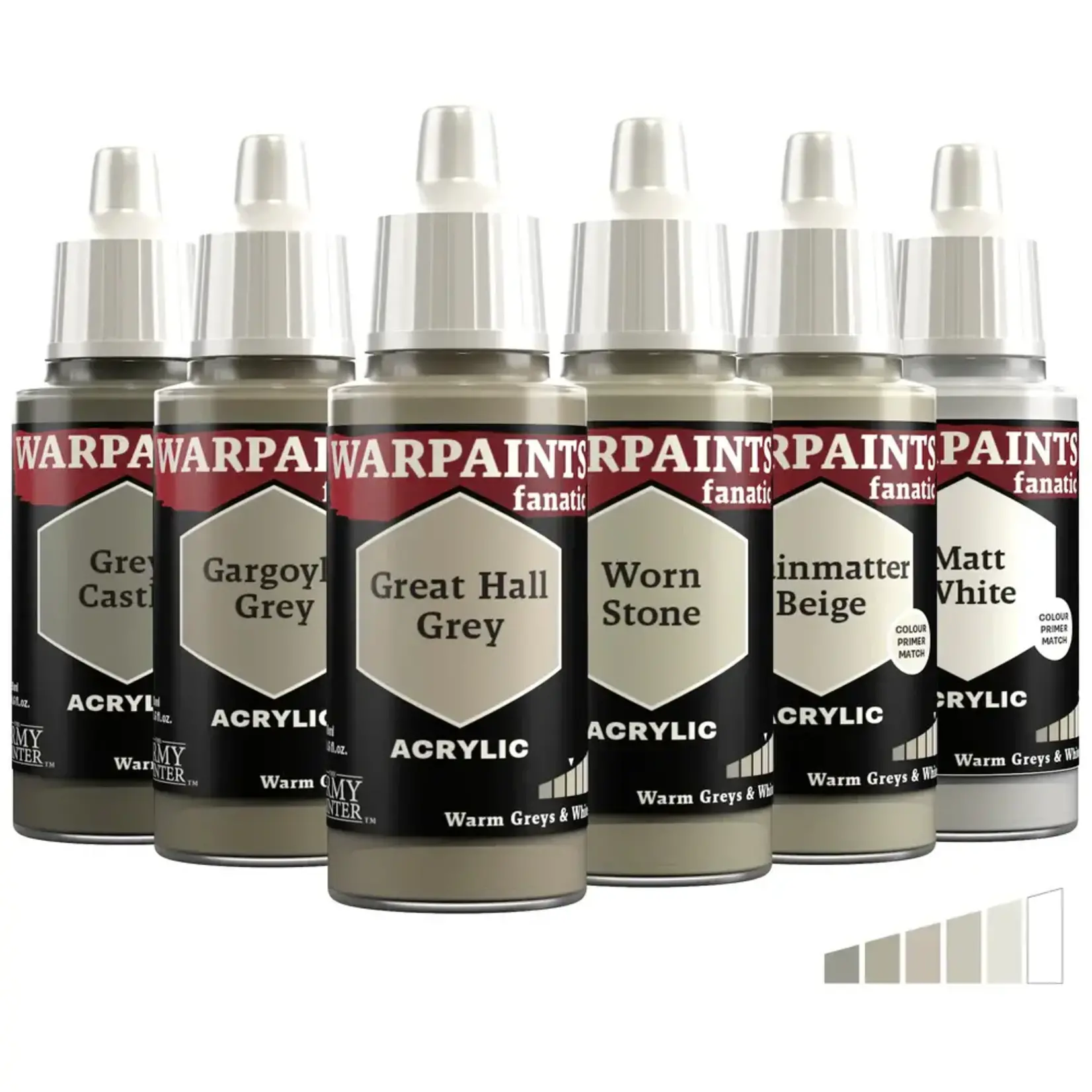 The Army Painter The Army Painter: Warpaint Fanatic - Flexible Triad Bundle: Warm Greys & White