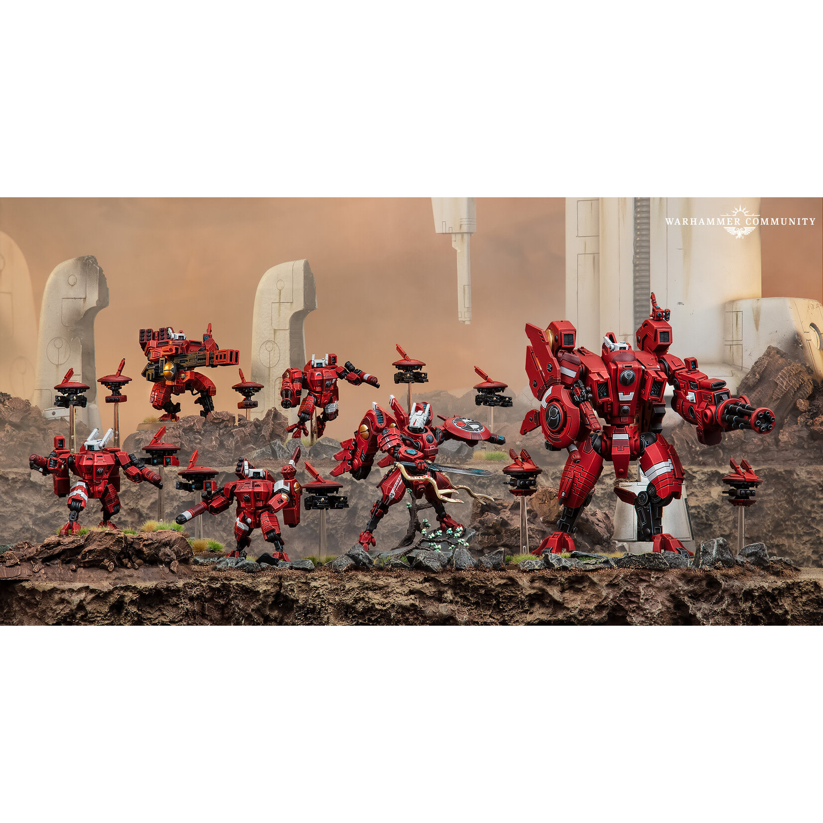 Games Workshop Warhammer 40k: Tau Empire - Farsight Cadre (Holiday Battleforce 2025)