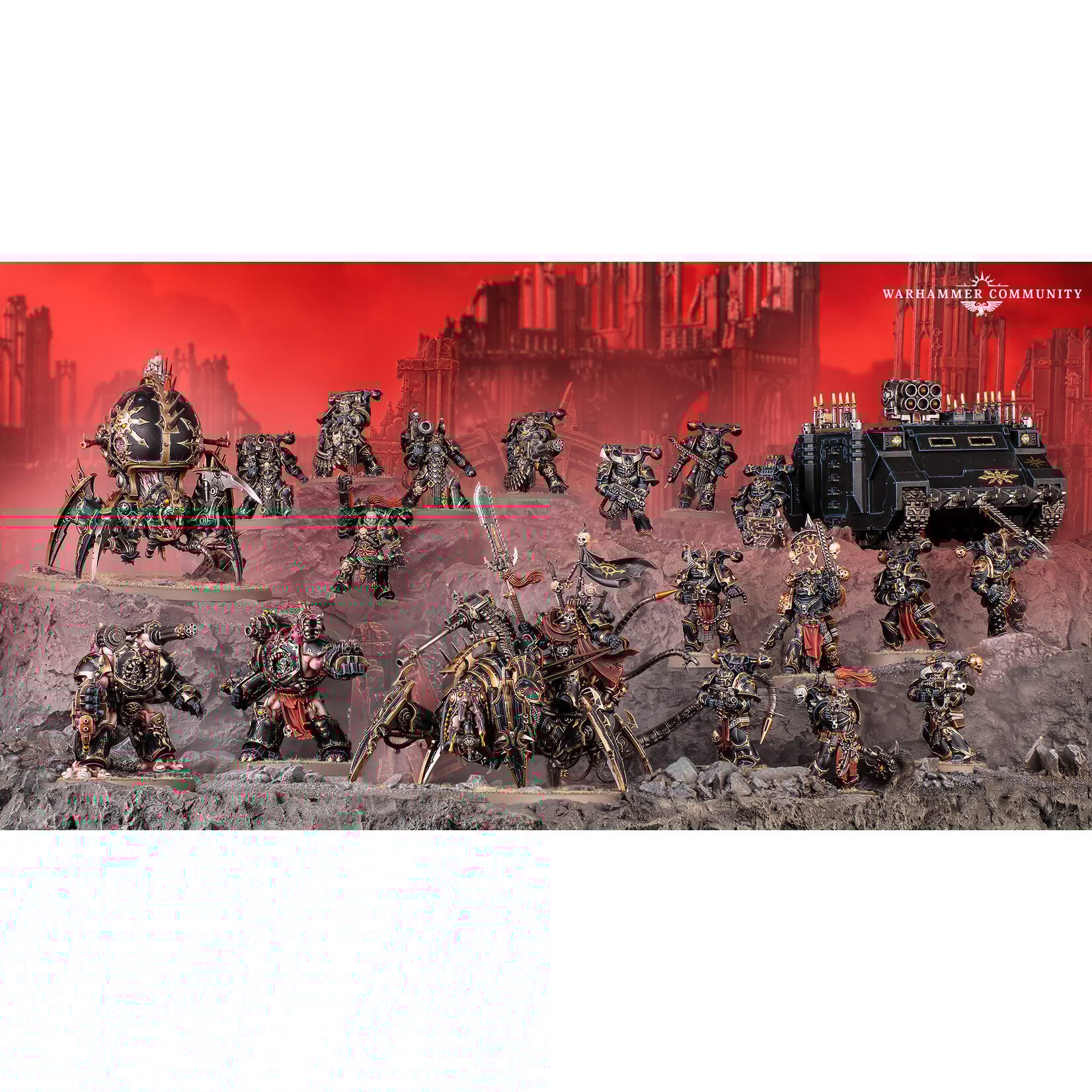 Games Workshop Warhammer 40k: Chaos Space Marines - Hellforged Warband (Holiday Battleforce 2025)