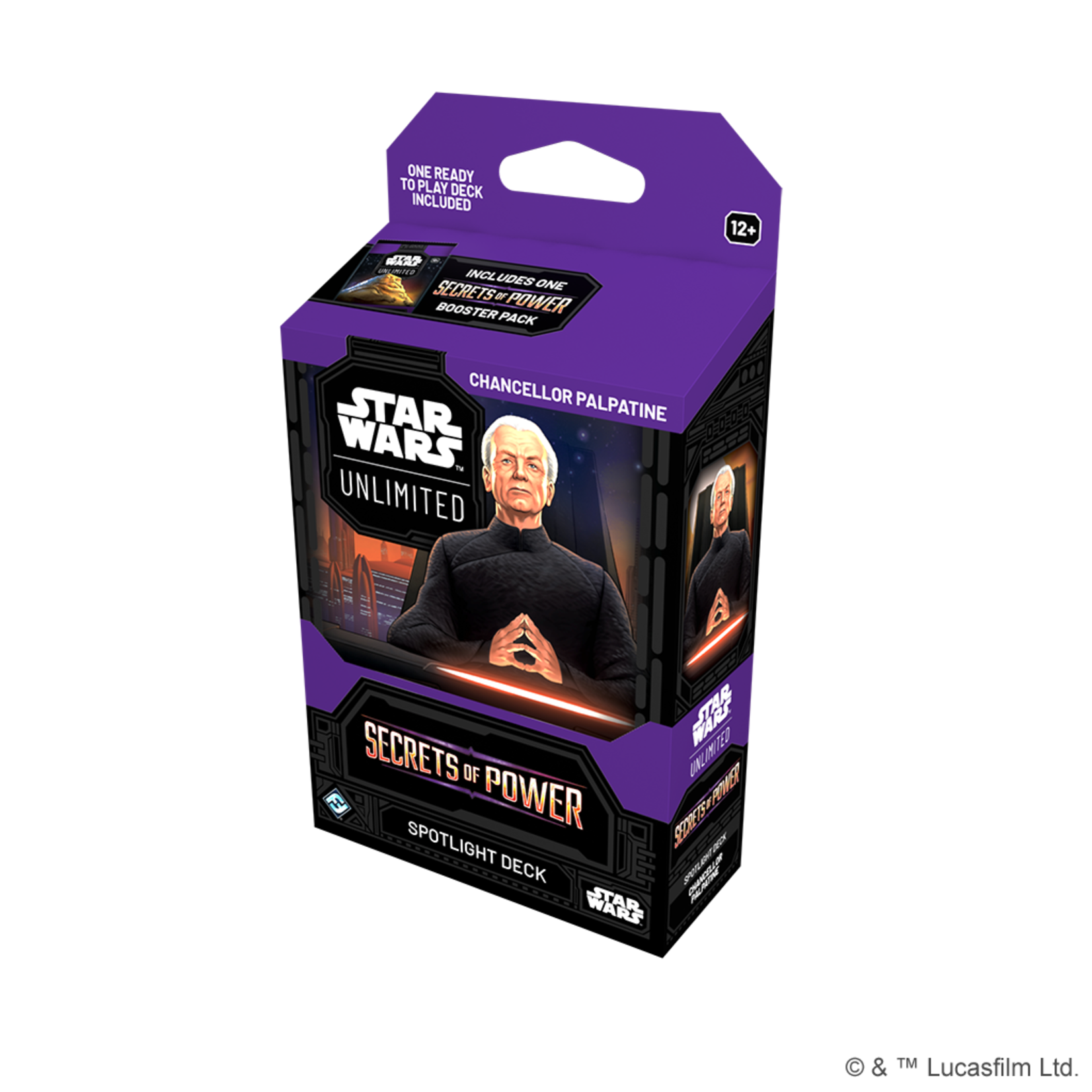 Fantasy Flight Games Star Wars Unlimited: Secrets of Power Spotlight Deck – Chancellor Palpatine (Preorder)