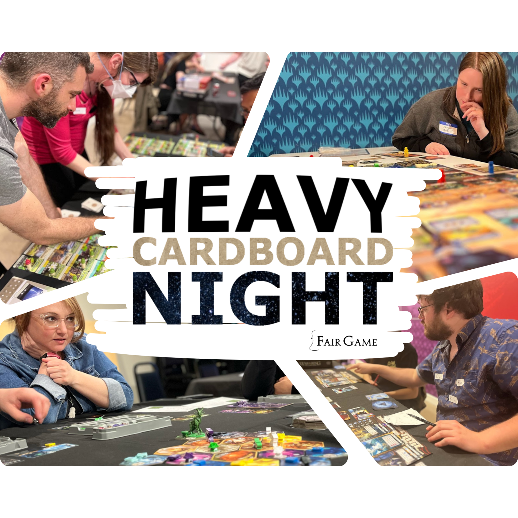 Fair Game Admission: Heavy Cardboard Board Gaming Night (November 22, Geneva)