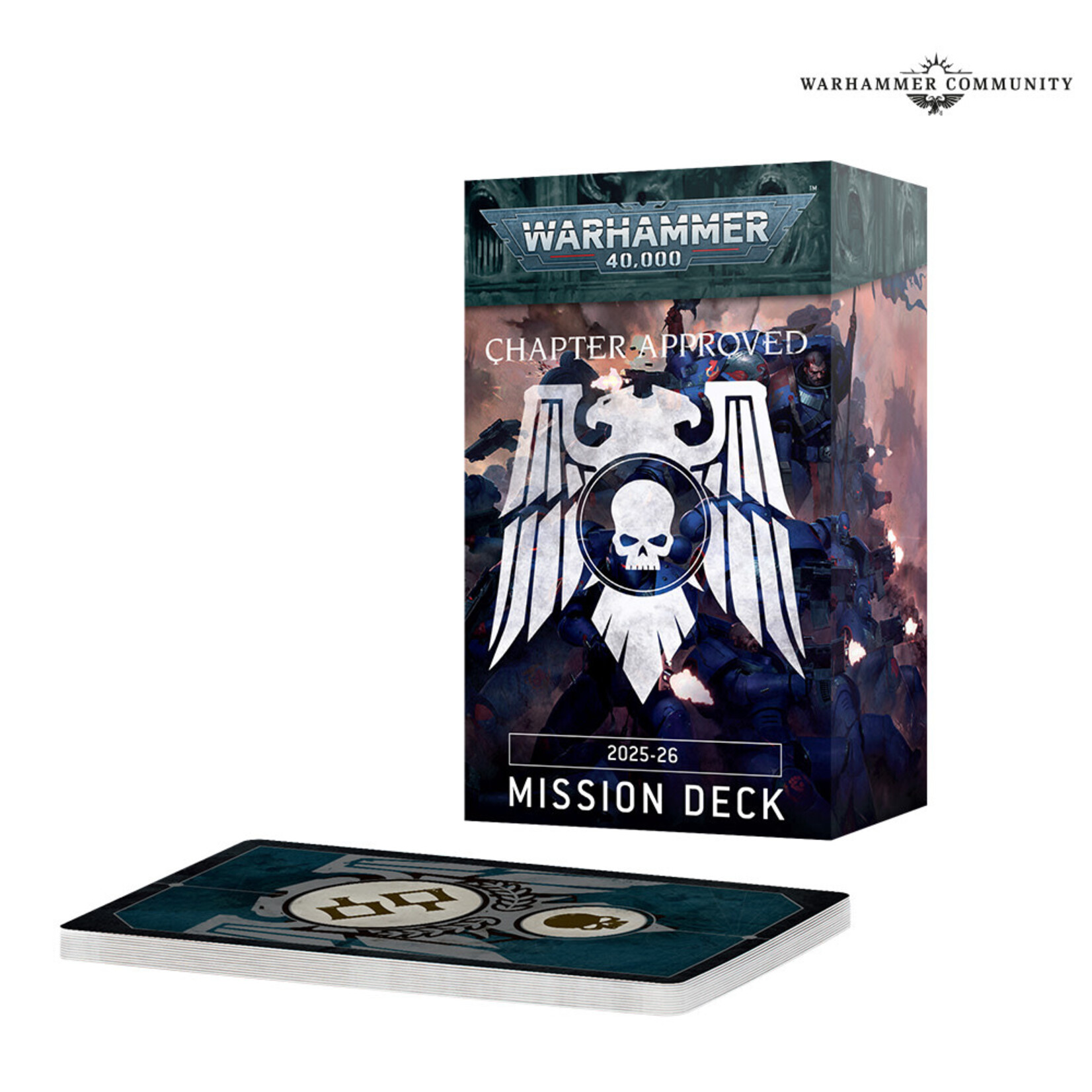 Games Workshop Warhammer 40K: Chapter Approved 2025-26 Mission Deck (10E)