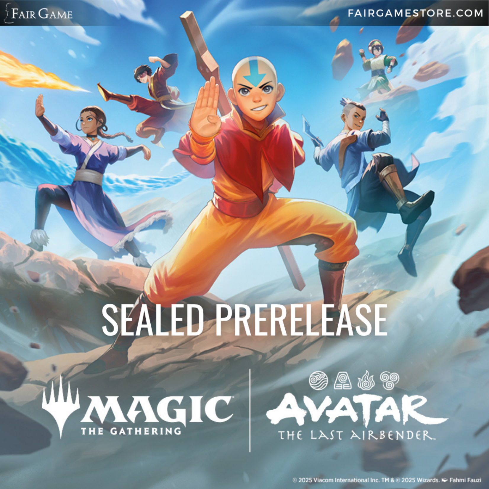 Wizards of the Coast Admission: Magic the Gathering - Avatar the Last Airbender Sealed Prerelease - La Grange, Friday November 14th (6:00 PM)