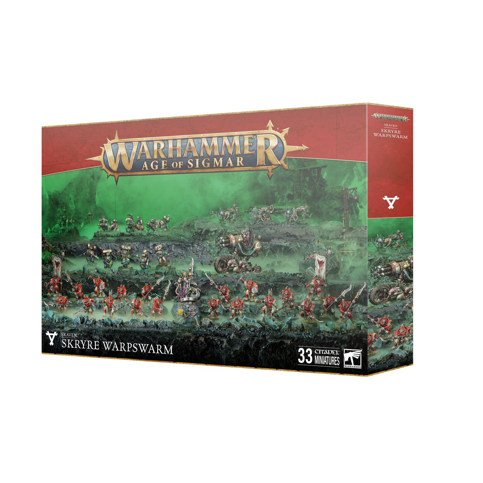 Games Workshop Warhammer Age of Sigmar: Skaven - Clan Skyre Warpswarm (Holiday Battleforce 2025)