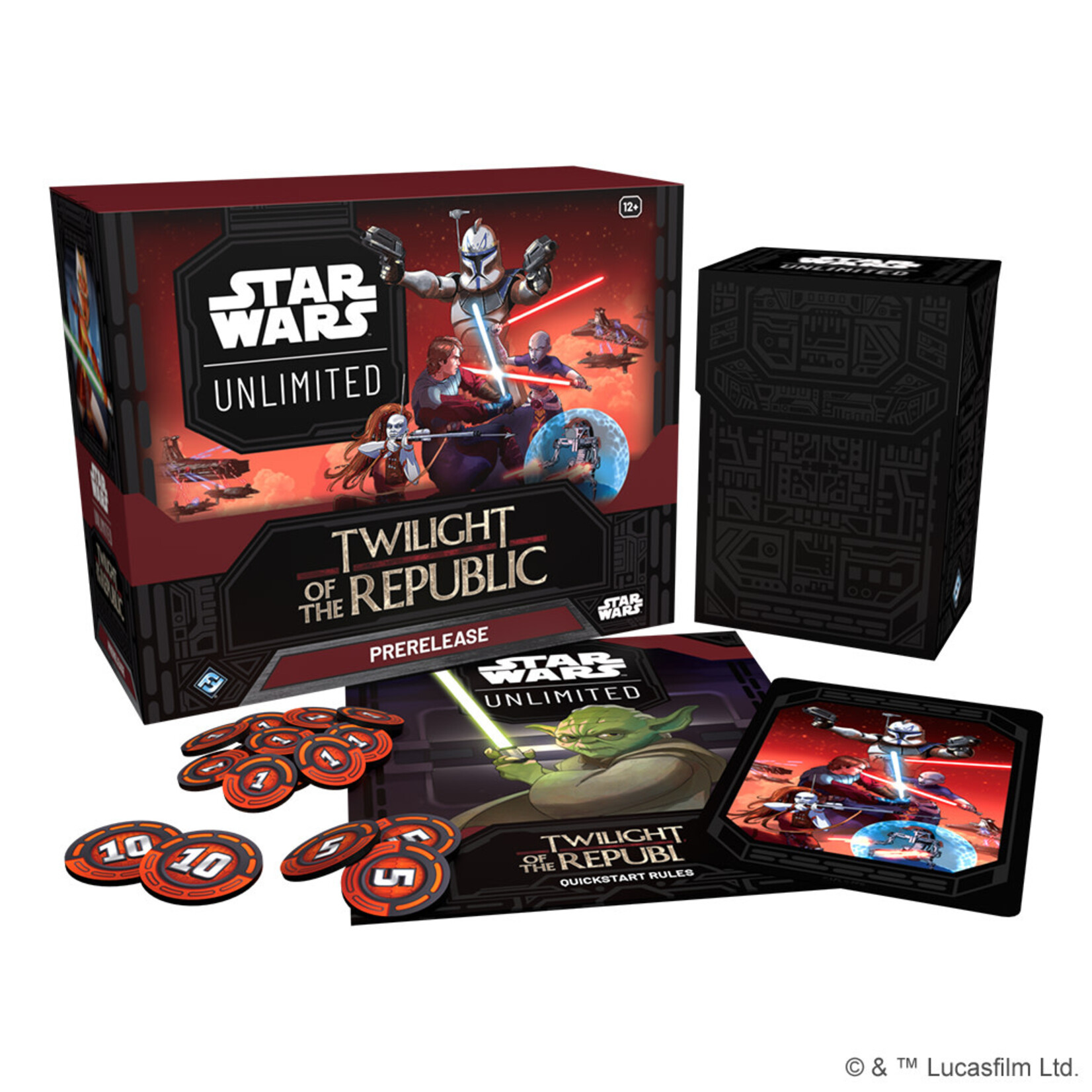 Fantasy Flight Games Star Wars Unlimited TCG: Twilight of the Republic Prerelease Kit