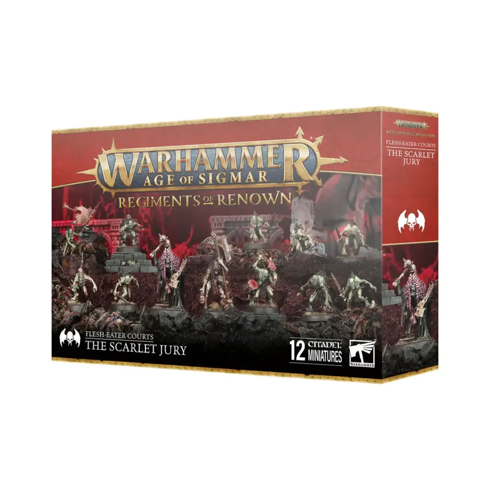 Games Workshop Warhammer Age of Sigmar: Flesh-Eater Courts – The Scarlet Jury Regiment of Renown